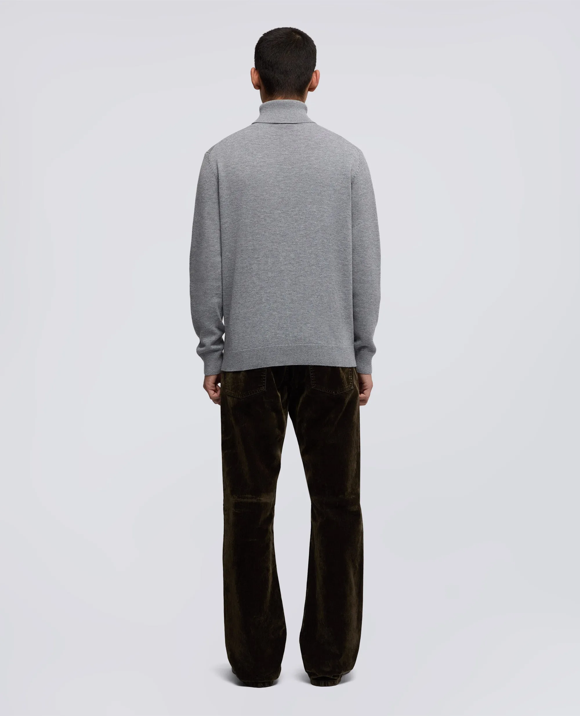 MAGLIA DOLCEVITA IN LANA SUPER GEELONG - GRIGIO sold by Aspesi product image thumbnail 3