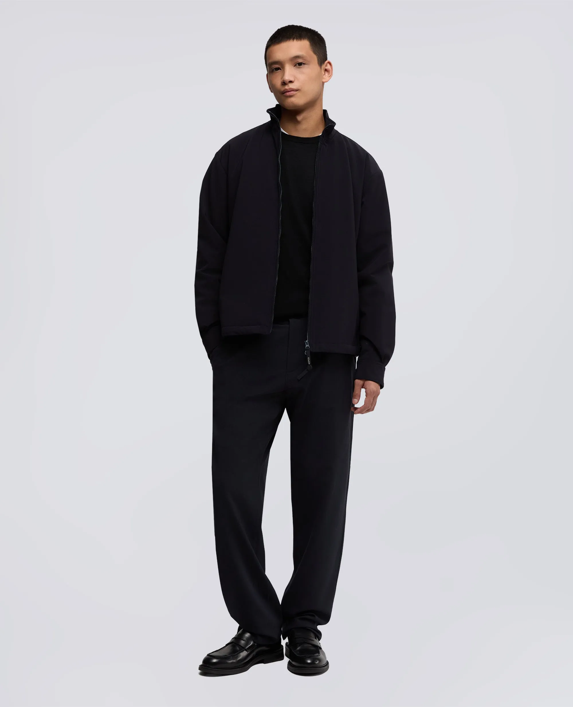 GIUBBOTTO MACK IN TWILL DI TESSUTO TECNICO - NAVY sold by Aspesi product image thumbnail 2
