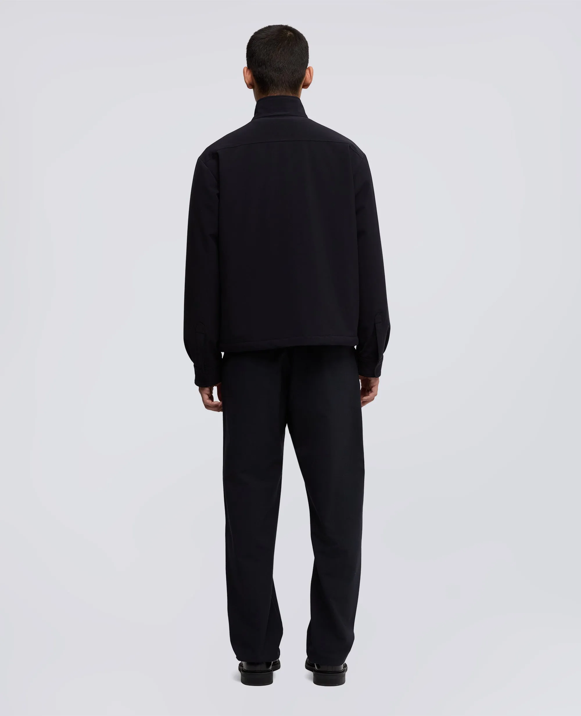 GIUBBOTTO MACK IN TWILL DI TESSUTO TECNICO - NAVY sold by Aspesi product image thumbnail 3