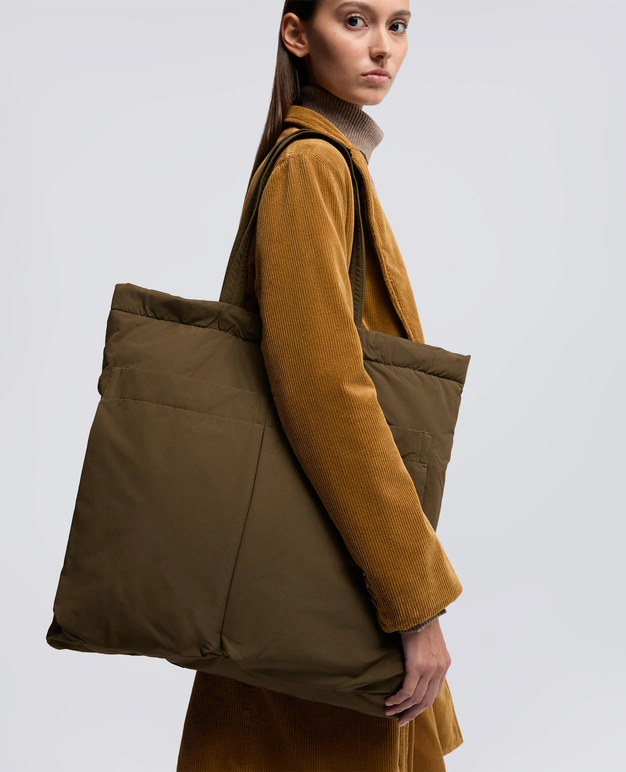 BORSA SHOPPER IN TELA DI MISTO COTONE - MILITARE sold by Aspesi product image thumbnail 2