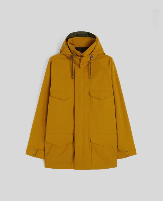 GIUBBOTTO KNOW IN TELA DI MISTO COTONE - SENAPE made by Aspesi