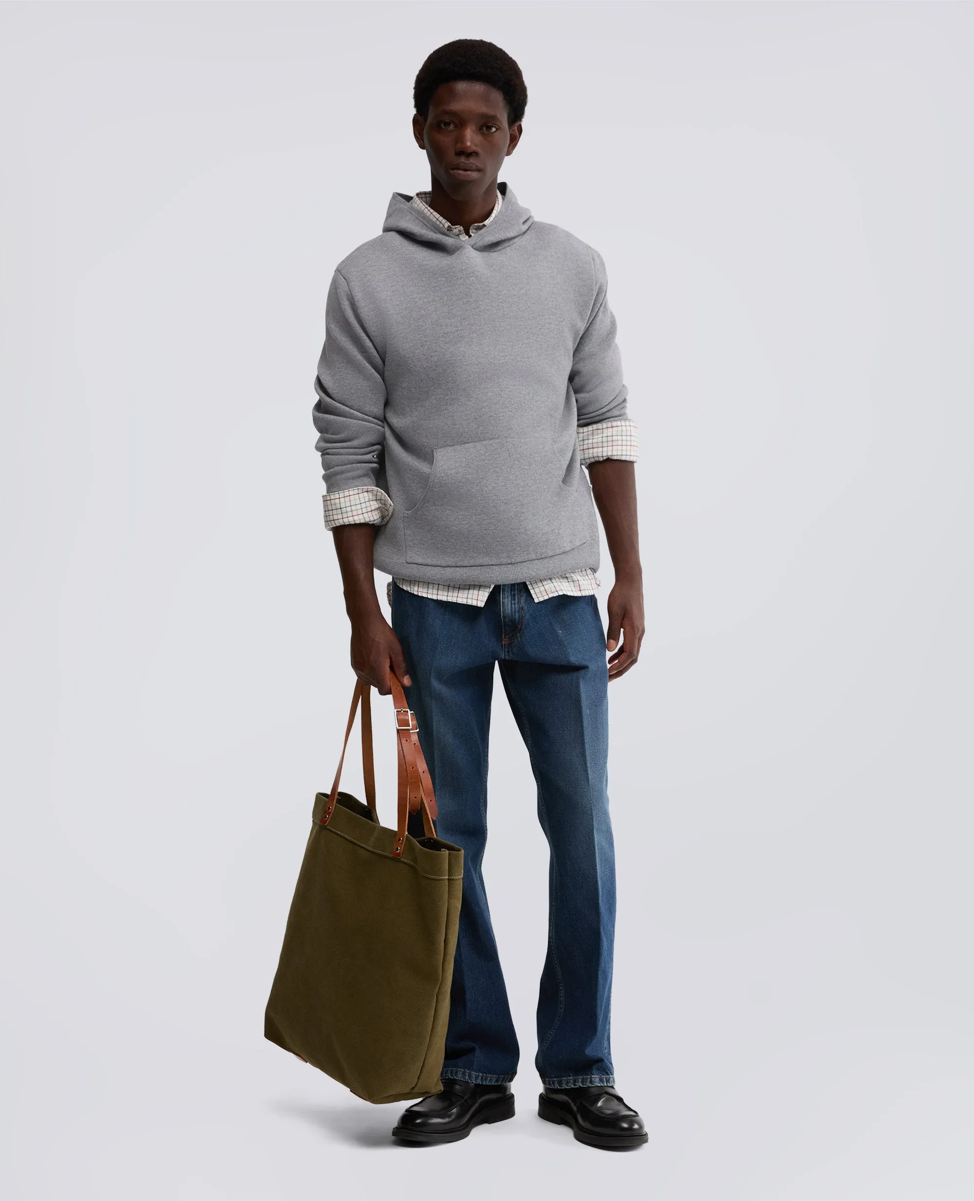 BORSA SHOPPER IN TELA DI COTONE - SALVIA sold by Aspesi product image thumbnail 4