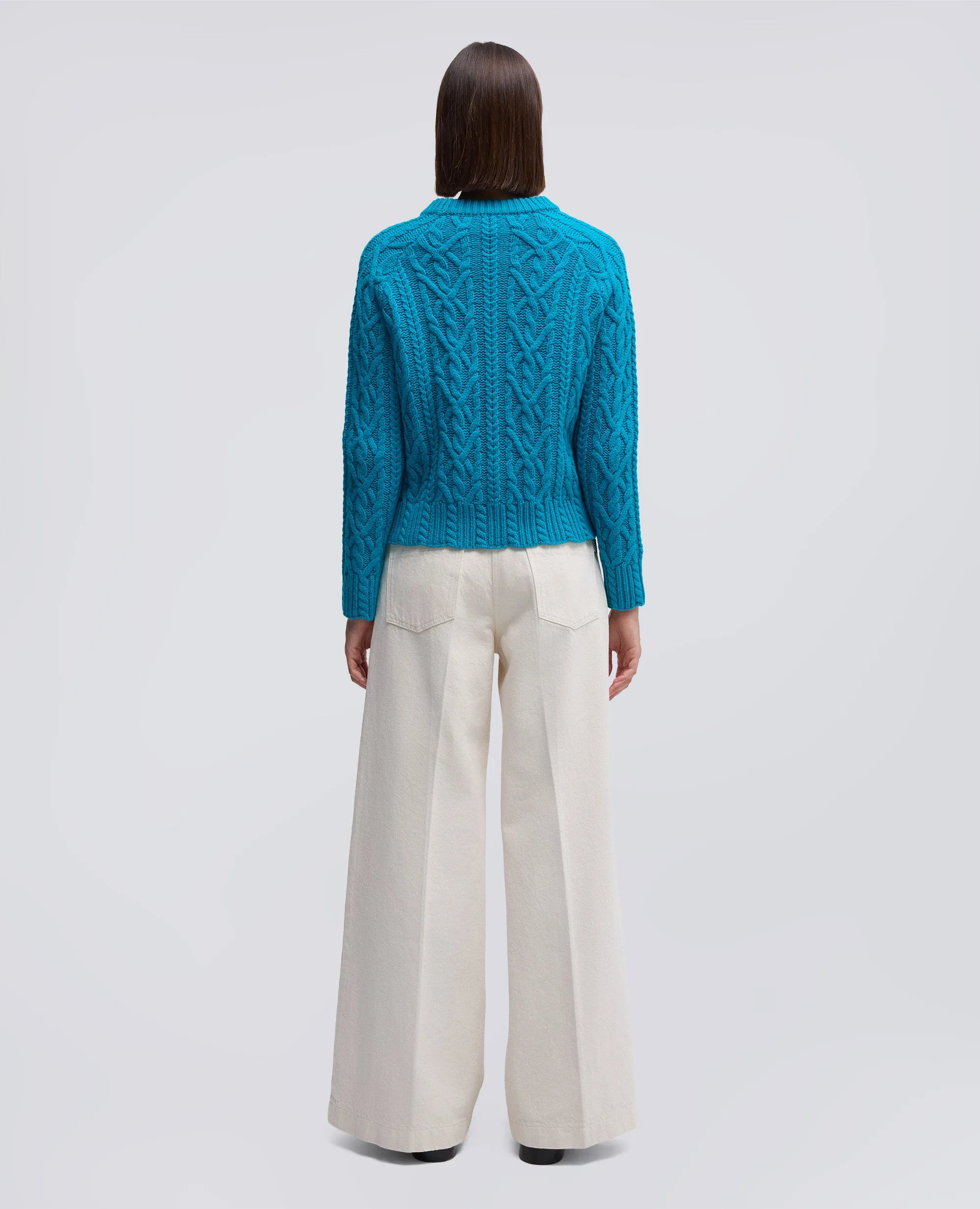 MAGLIA GIROCOLLO IN LANA - TURCHESE sold by Aspesi product image thumbnail 3