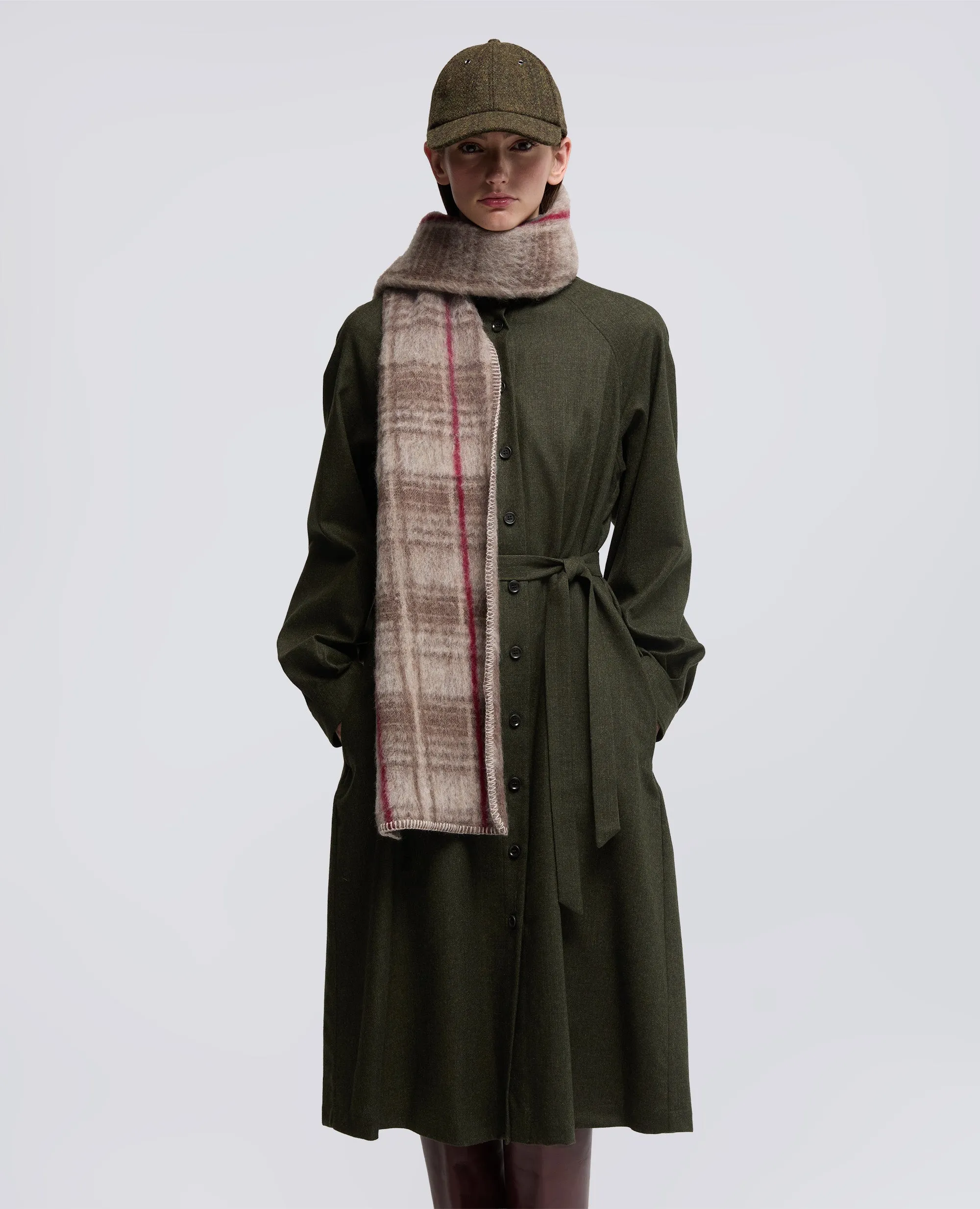 SCIARPA IN LANA PIRENAICA - CHECK BEIGE sold by Aspesi product image thumbnail 3