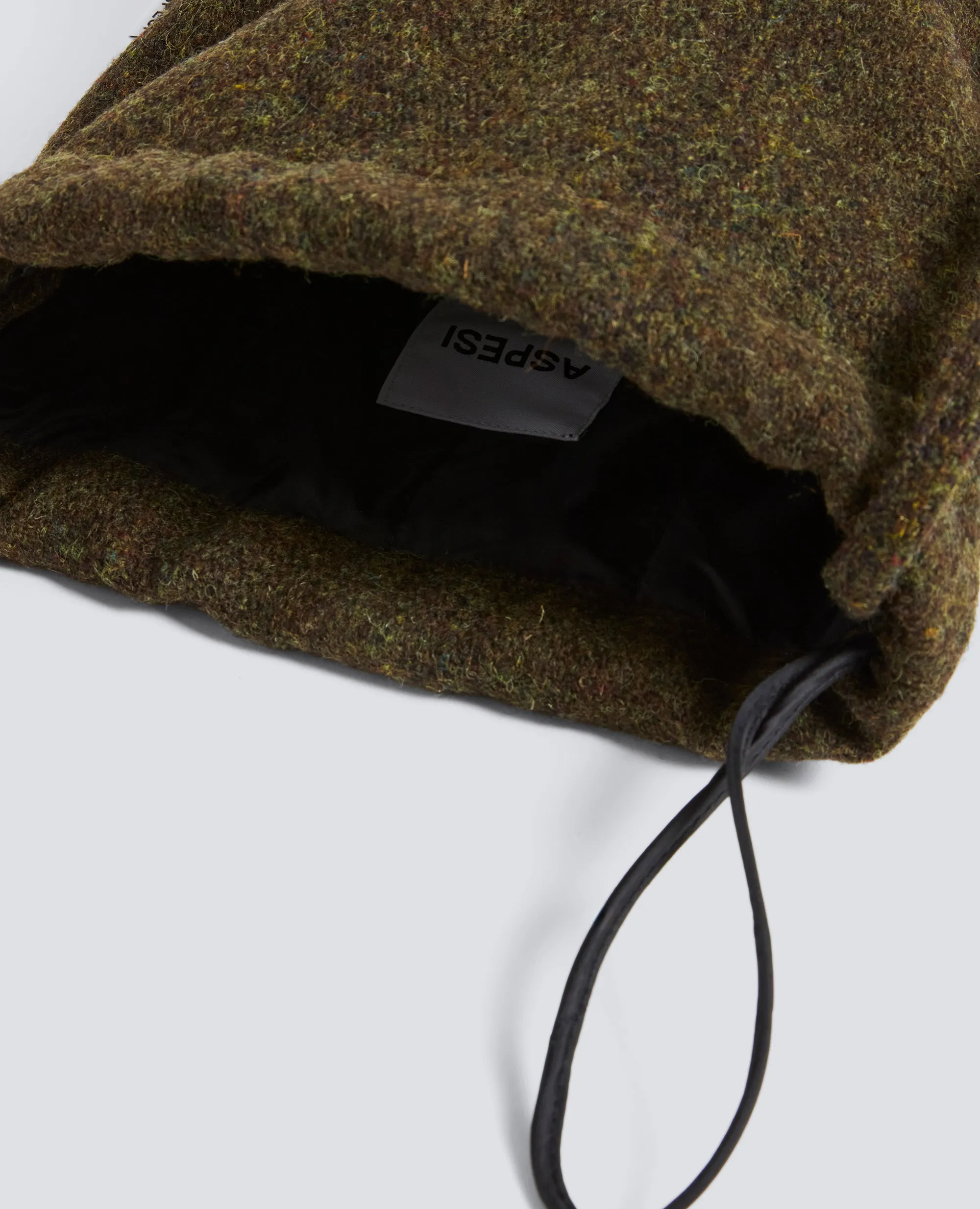 BORSA A SACCHETTO IN HARRIS TWEED - VERDONE sold by Aspesi product image thumbnail 2
