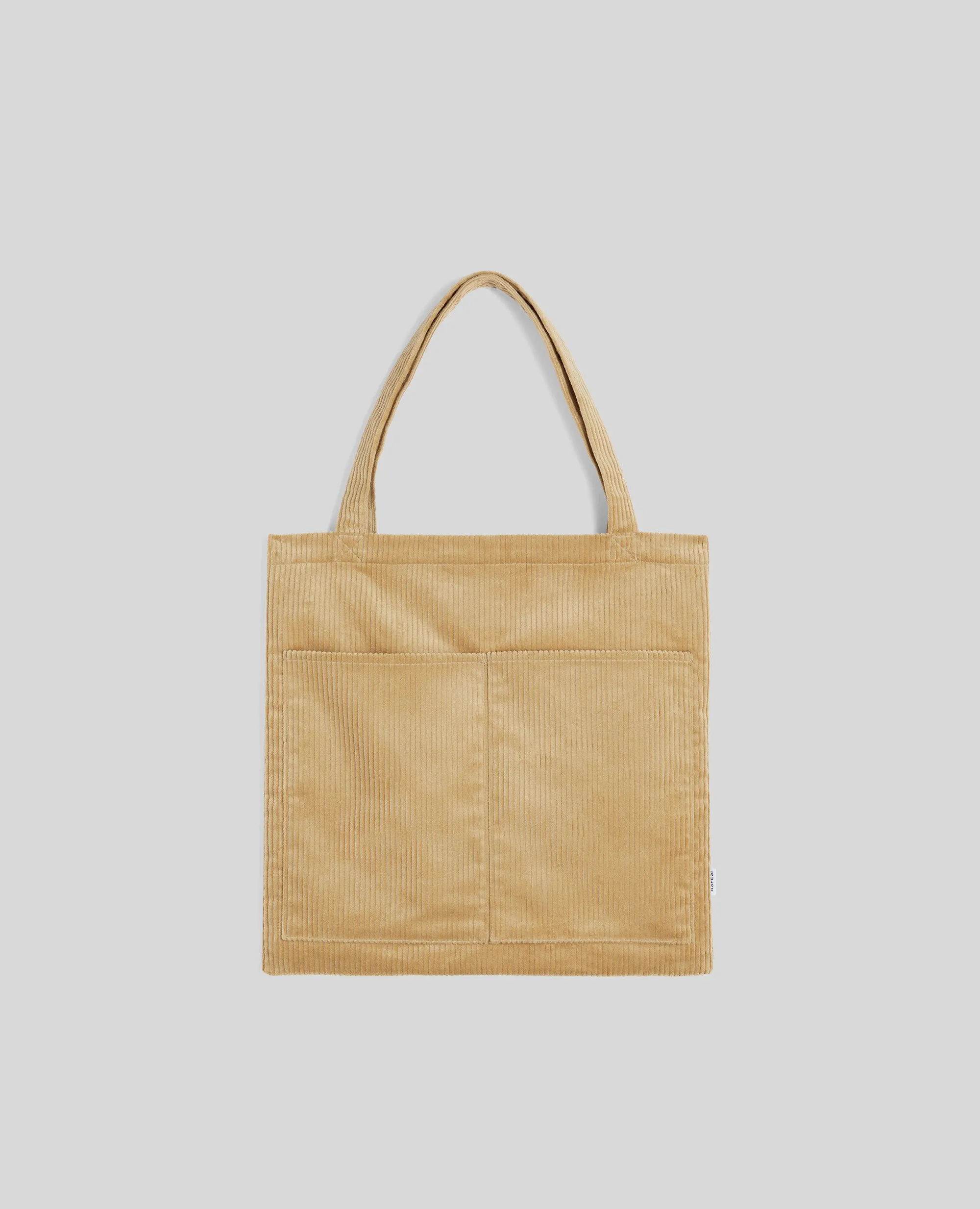 BORSA SHOPPER IN VELLUTO A COSTE - CAMMELLO sold by Aspesi