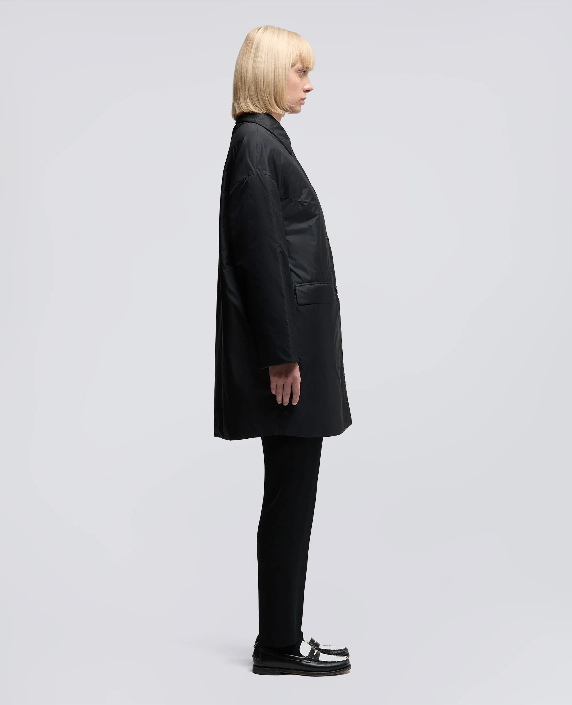 CAPPOTTO TEENA IN NYLON - NERO sold by Aspesi product image thumbnail 3