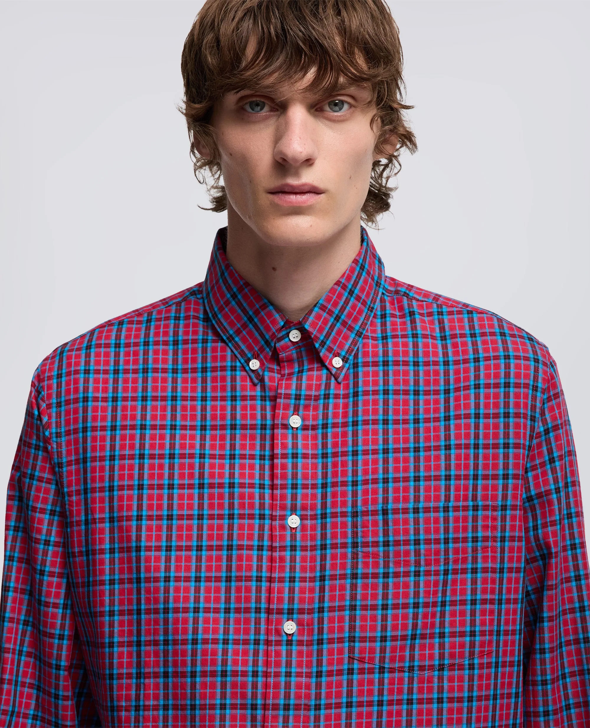 CAMICIA IN VAIELLA DI COTONE - CHECK sold by Aspesi product image thumbnail 4