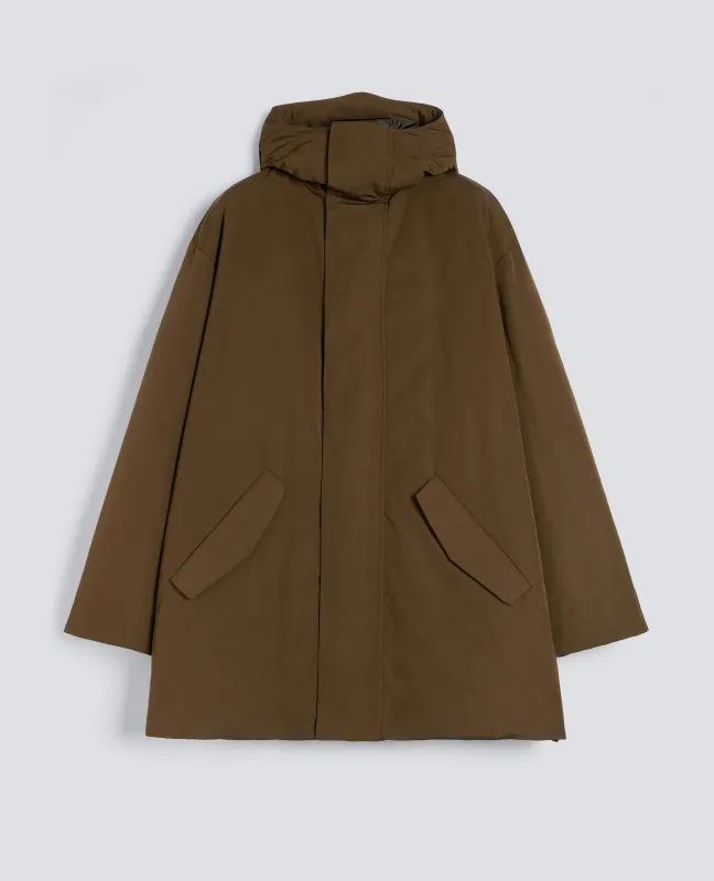 PARKA BARANOV IN TELA DI MISTO COTONE - MILITARE sold by Aspesi