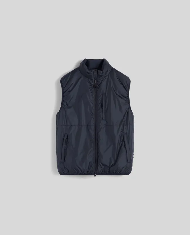 GILET JIL IN TESSUTO TECNICO - NAVY sold by Aspesi