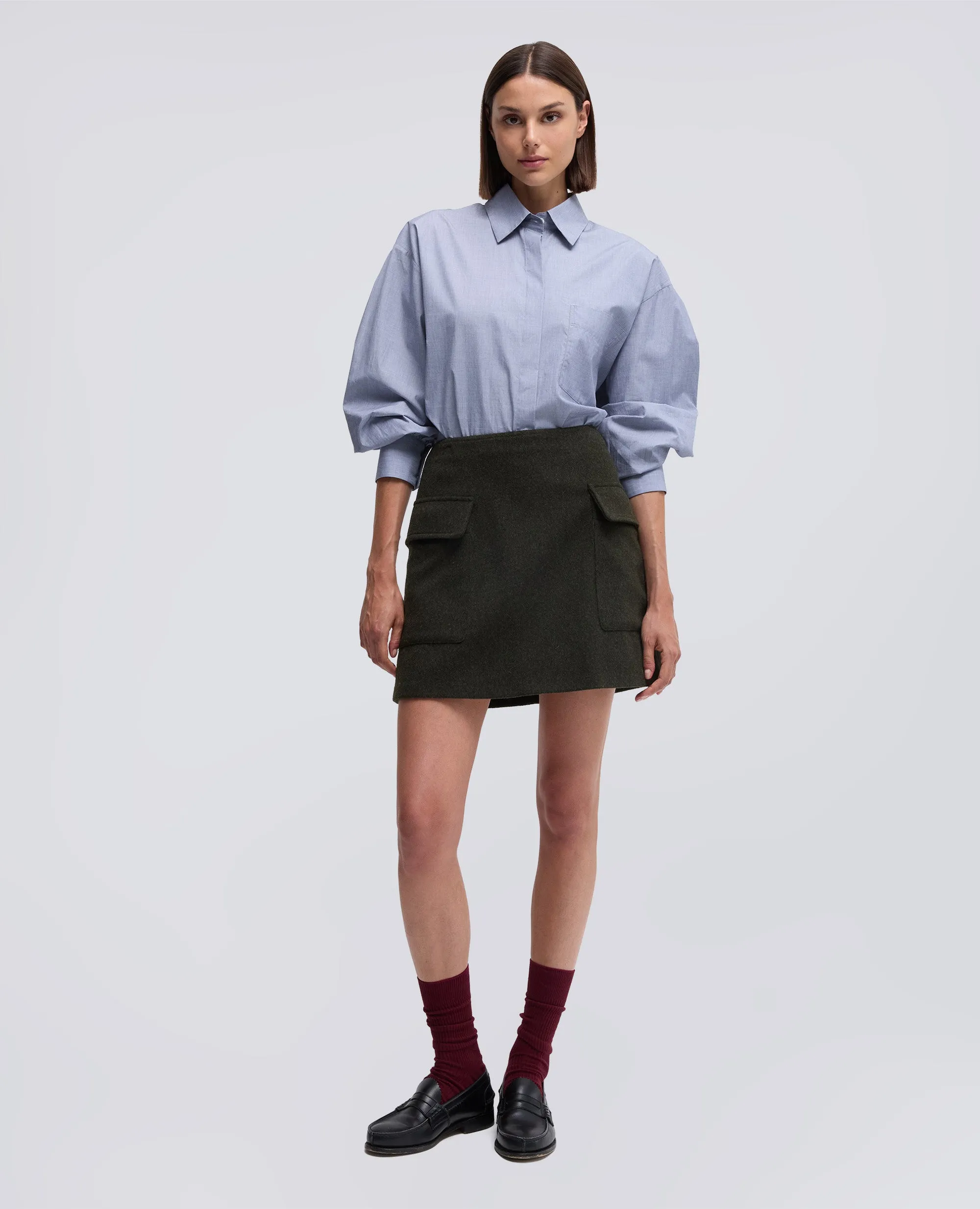 CAMICIA MASCHILE IN PIN POINT DI COTONE - CHAMBRAY sold by Aspesi product image thumbnail 2