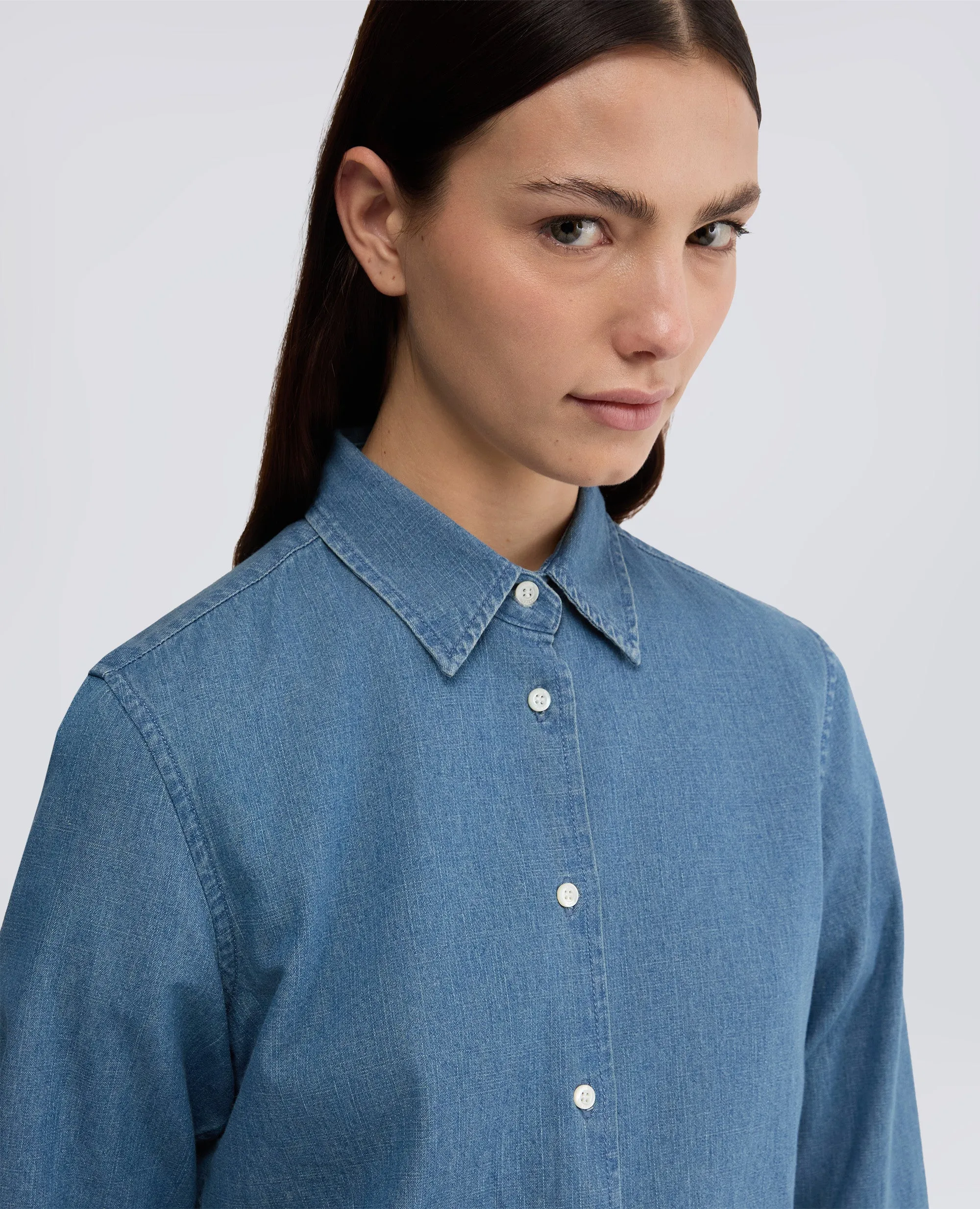 CAMICIA IN DENIM - DENIM sold by Aspesi product image thumbnail 4