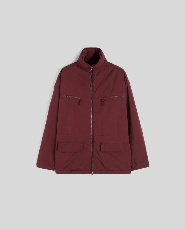 GIUBBOTTO GRAVEL IN MISTO NYLON - BORDEAUX made by Aspesi