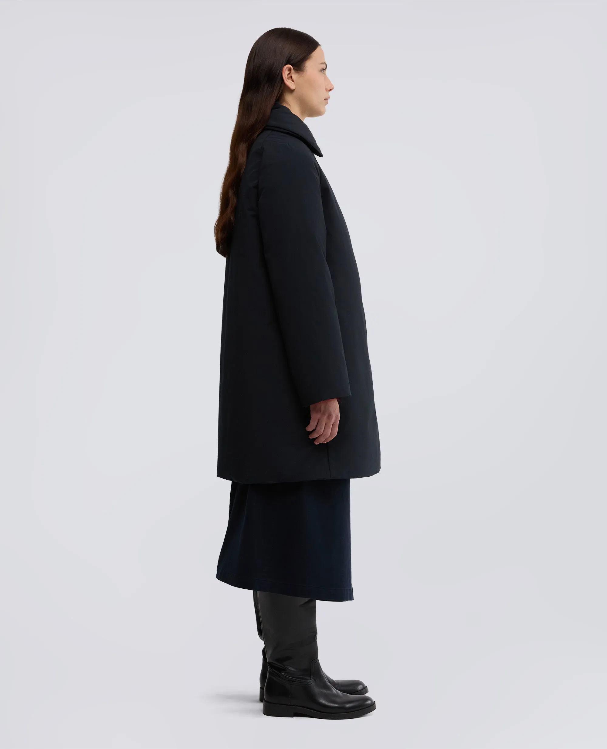 CAPPOTTO SANGRIA IN TELA DI MISTO COTONE - NAVY sold by Aspesi product image thumbnail 4