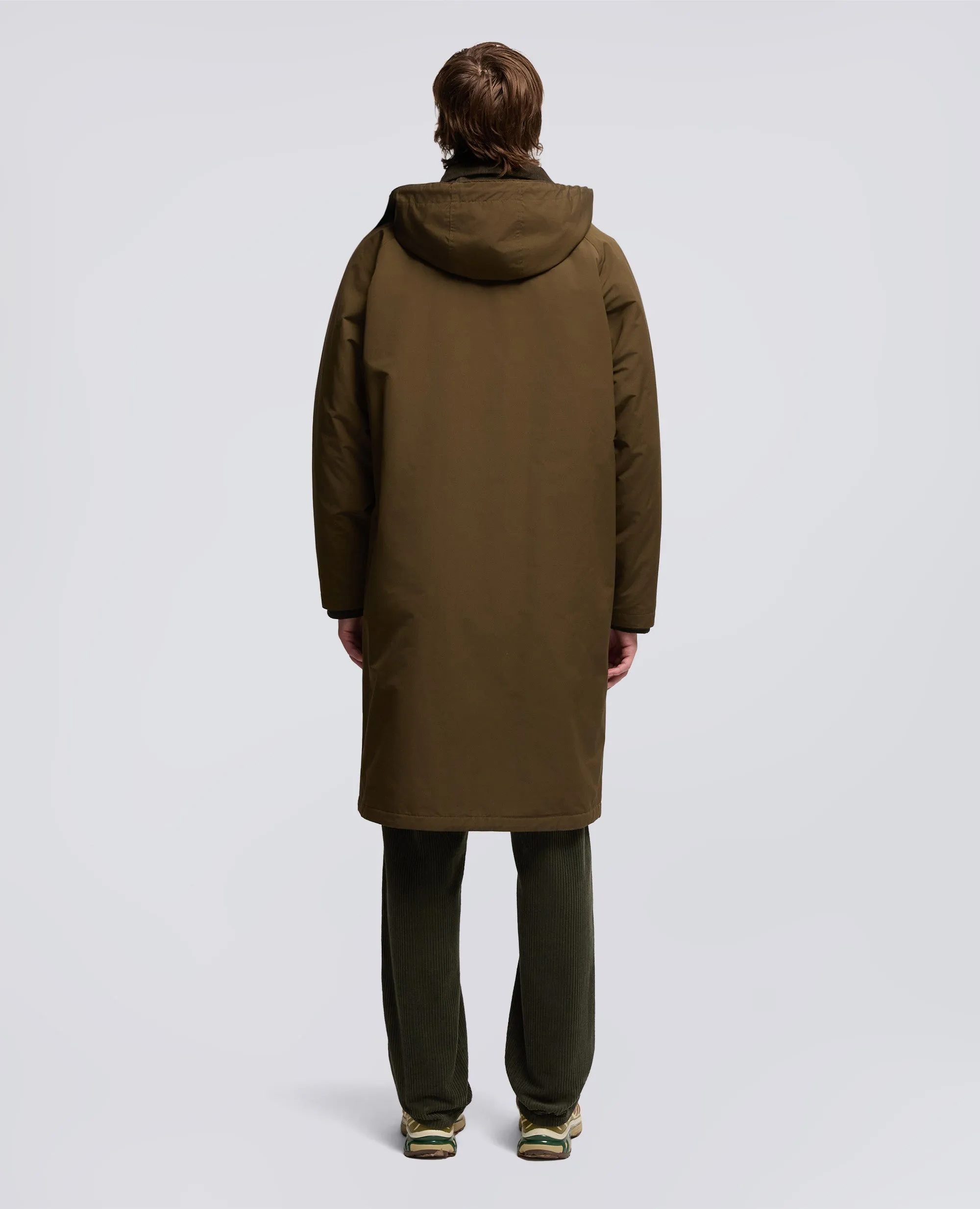 CAPPOTTO HIBIKI IN TELA DI MISTO COTONE - MILITARE sold by Aspesi product image thumbnail 3