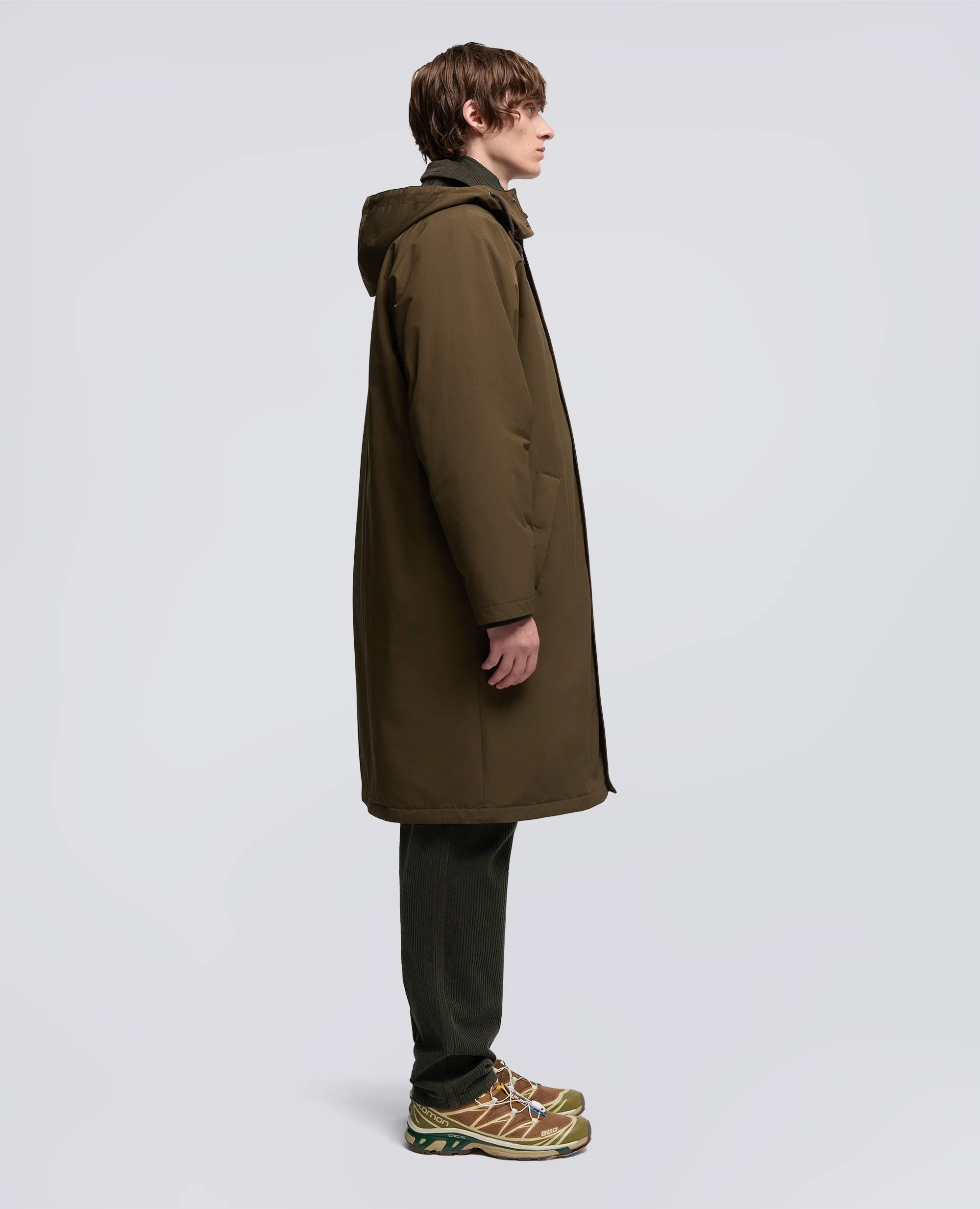 CAPPOTTO HIBIKI IN TELA DI MISTO COTONE - MILITARE sold by Aspesi product image thumbnail 4