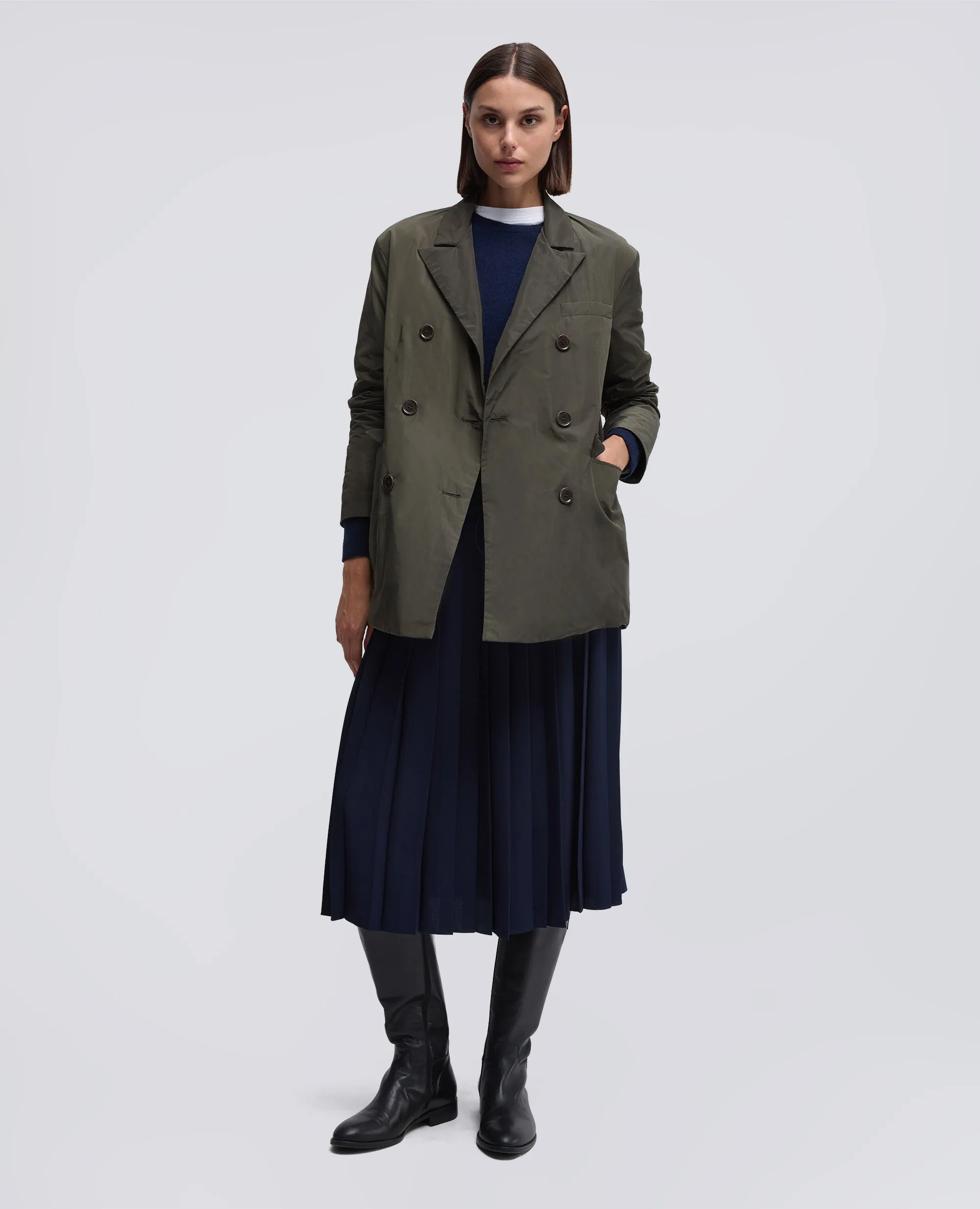 GIACCA KORINE IN TESSUTO TECNICO - MILITARE sold by Aspesi product image thumbnail 2