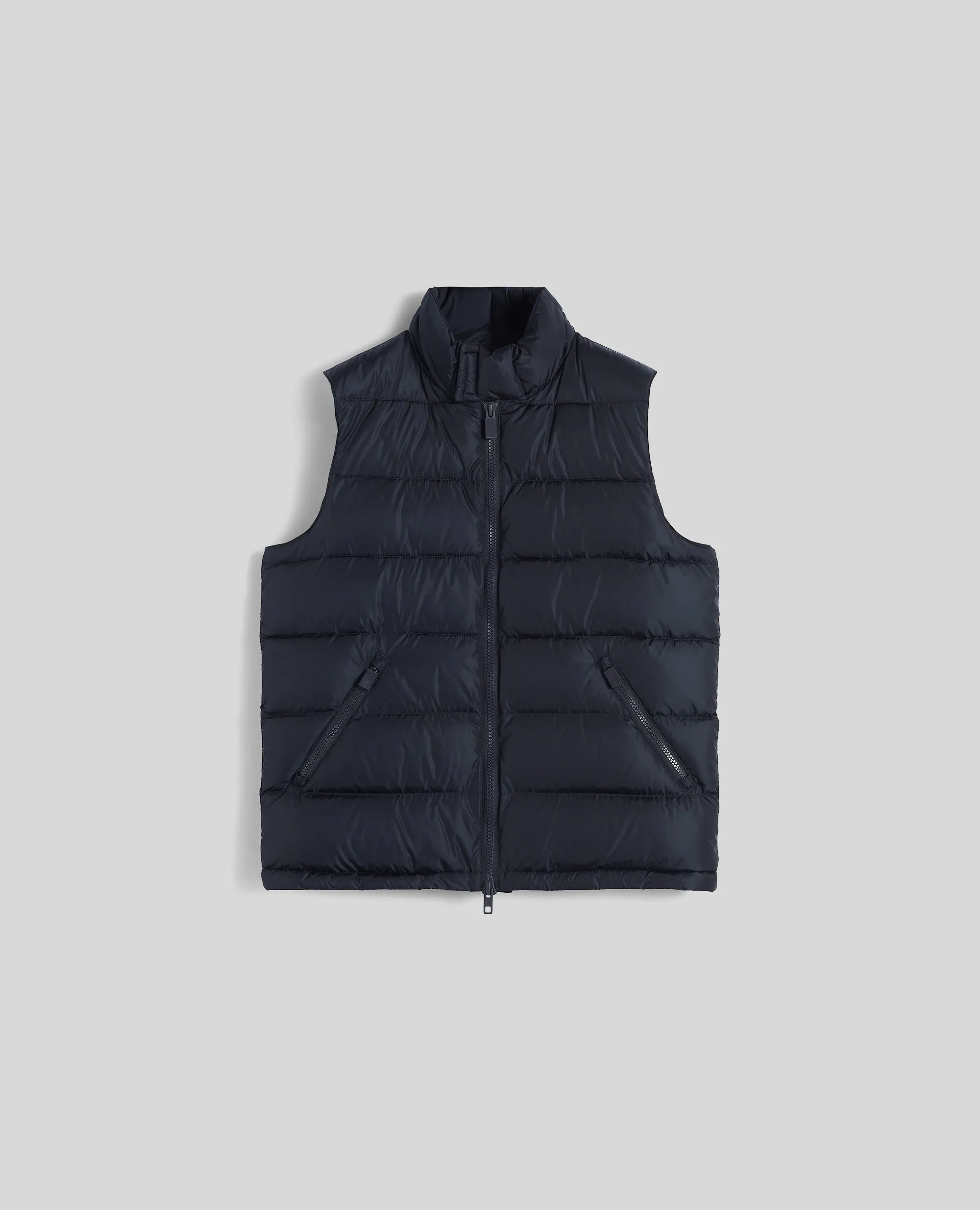 GILET PIUMA SLIM RE - NAVY sold by Aspesi