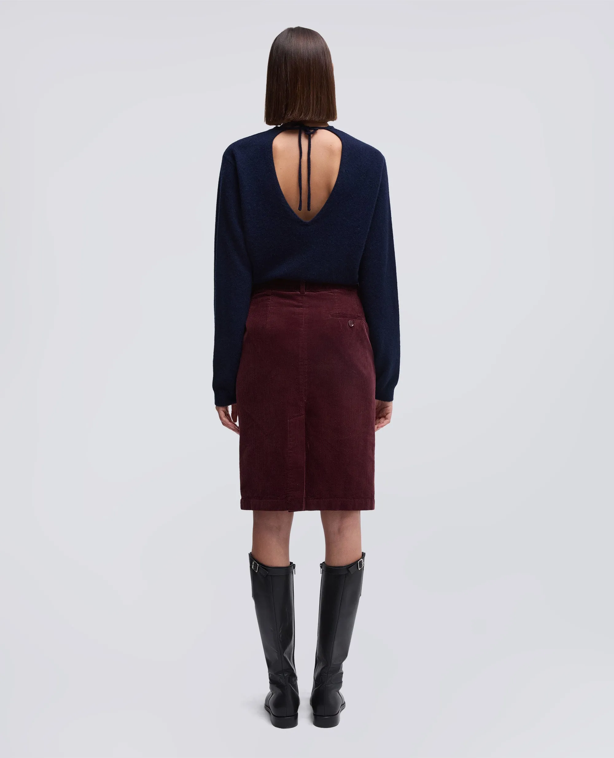 GONNA IN VELLUTO A COSTE - BARBERA sold by Aspesi product image thumbnail 3