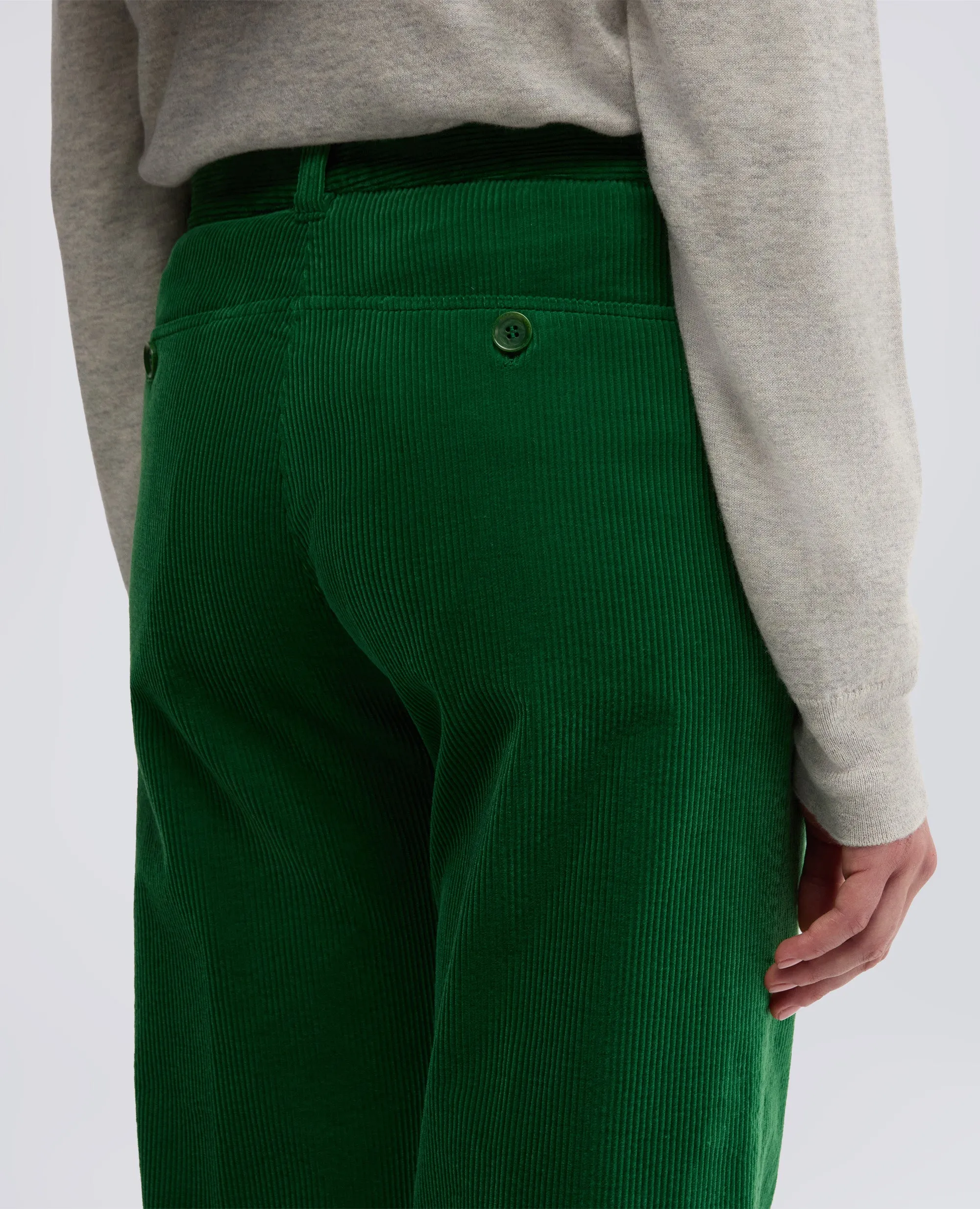 PANTALONE IN VELLUTO A COSTE - SMERALDO sold by Aspesi product image thumbnail 4
