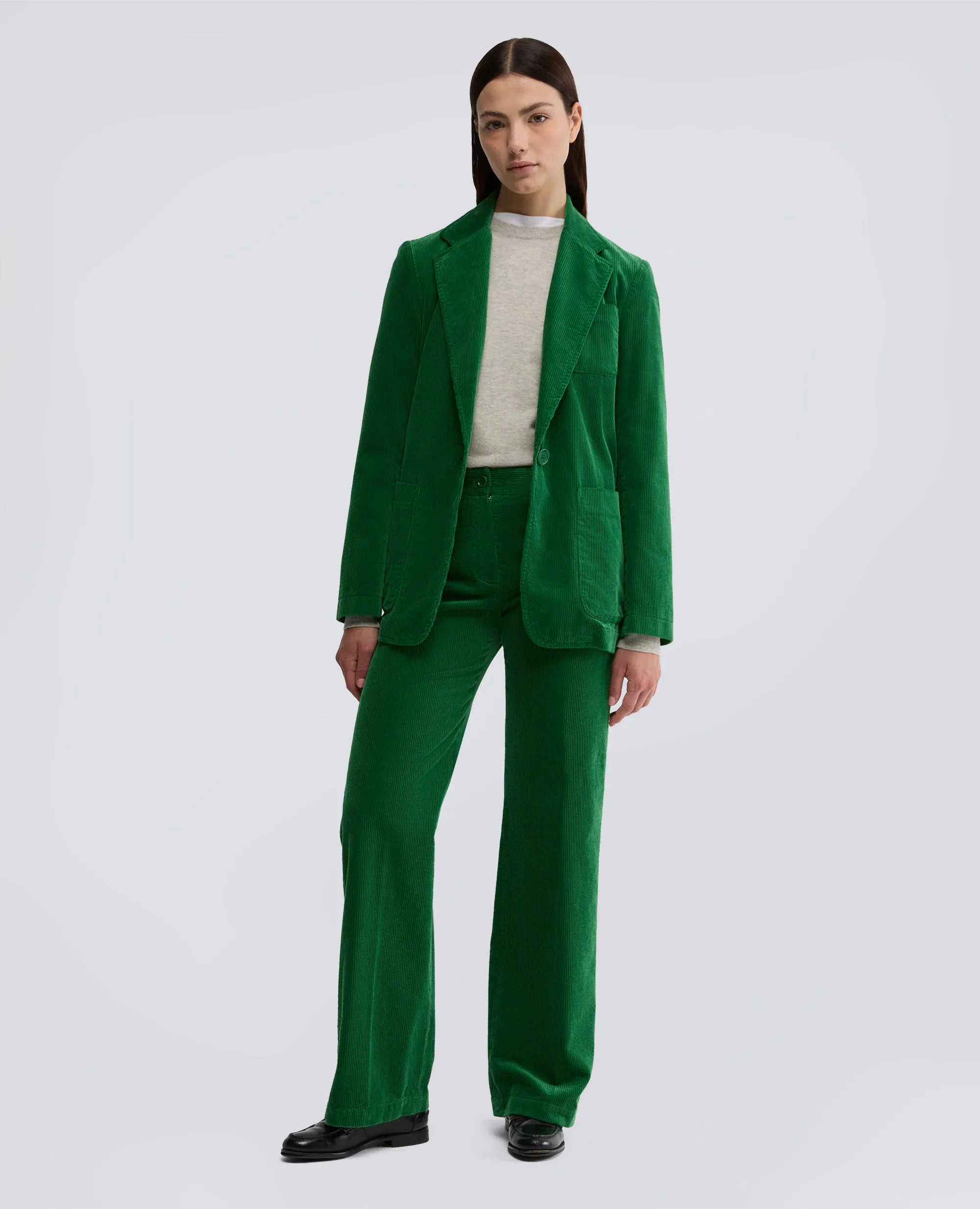 PANTALONE IN VELLUTO A COSTE - SMERALDO sold by Aspesi product image thumbnail 2
