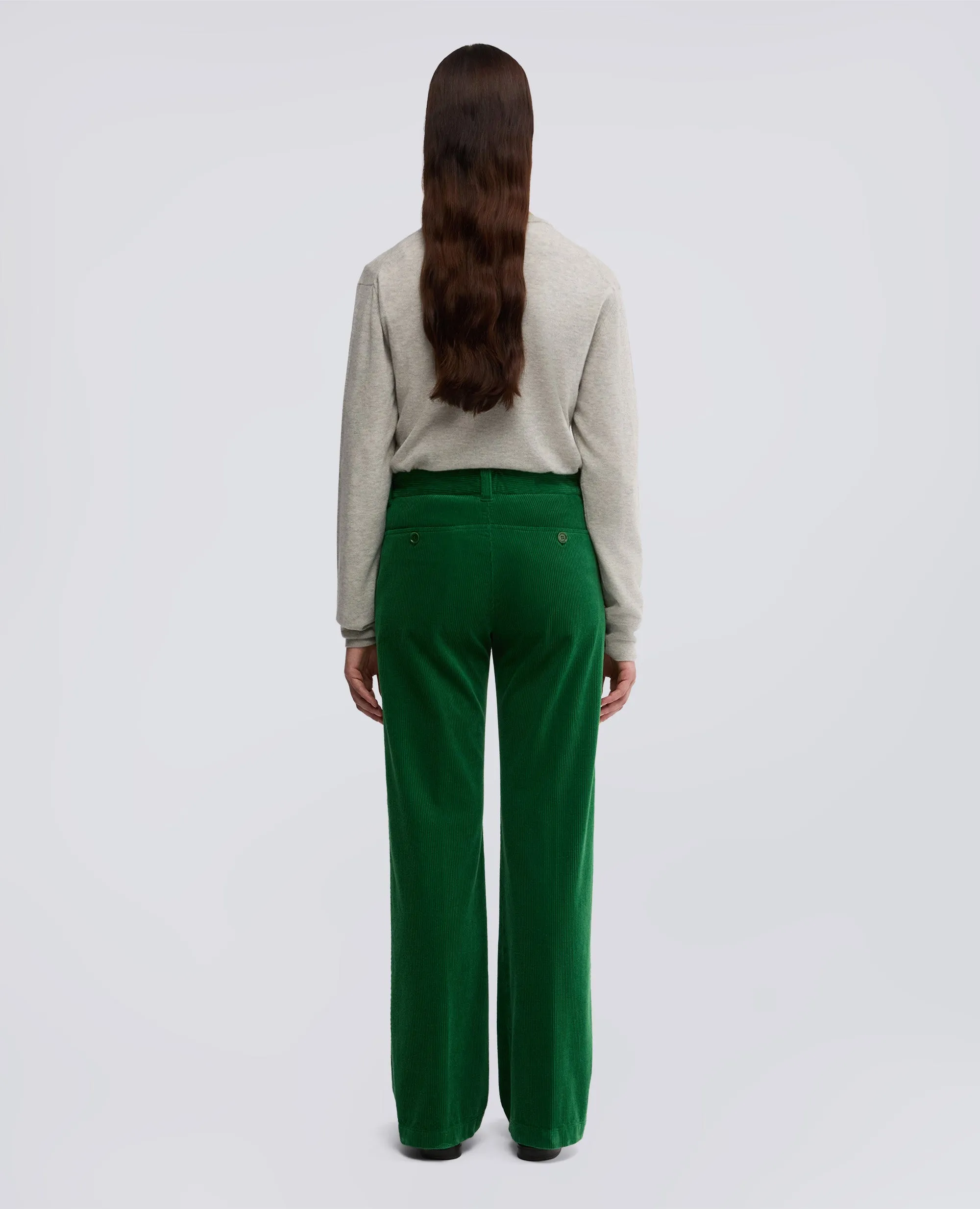 PANTALONE IN VELLUTO A COSTE - SMERALDO sold by Aspesi product image thumbnail 3