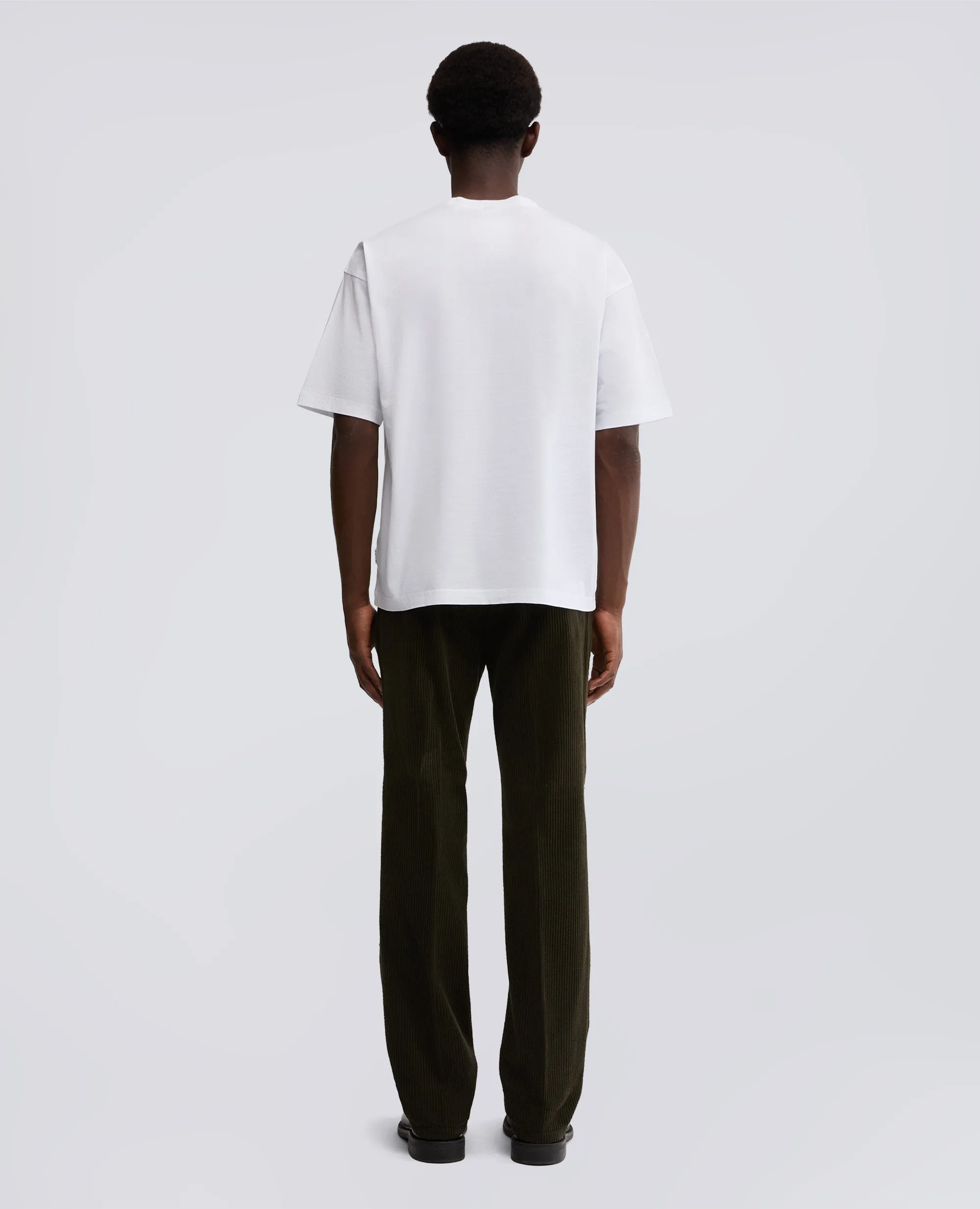 TSHIRT GIROCOLLO IN COTONE - BIANCO sold by Aspesi product image thumbnail 3