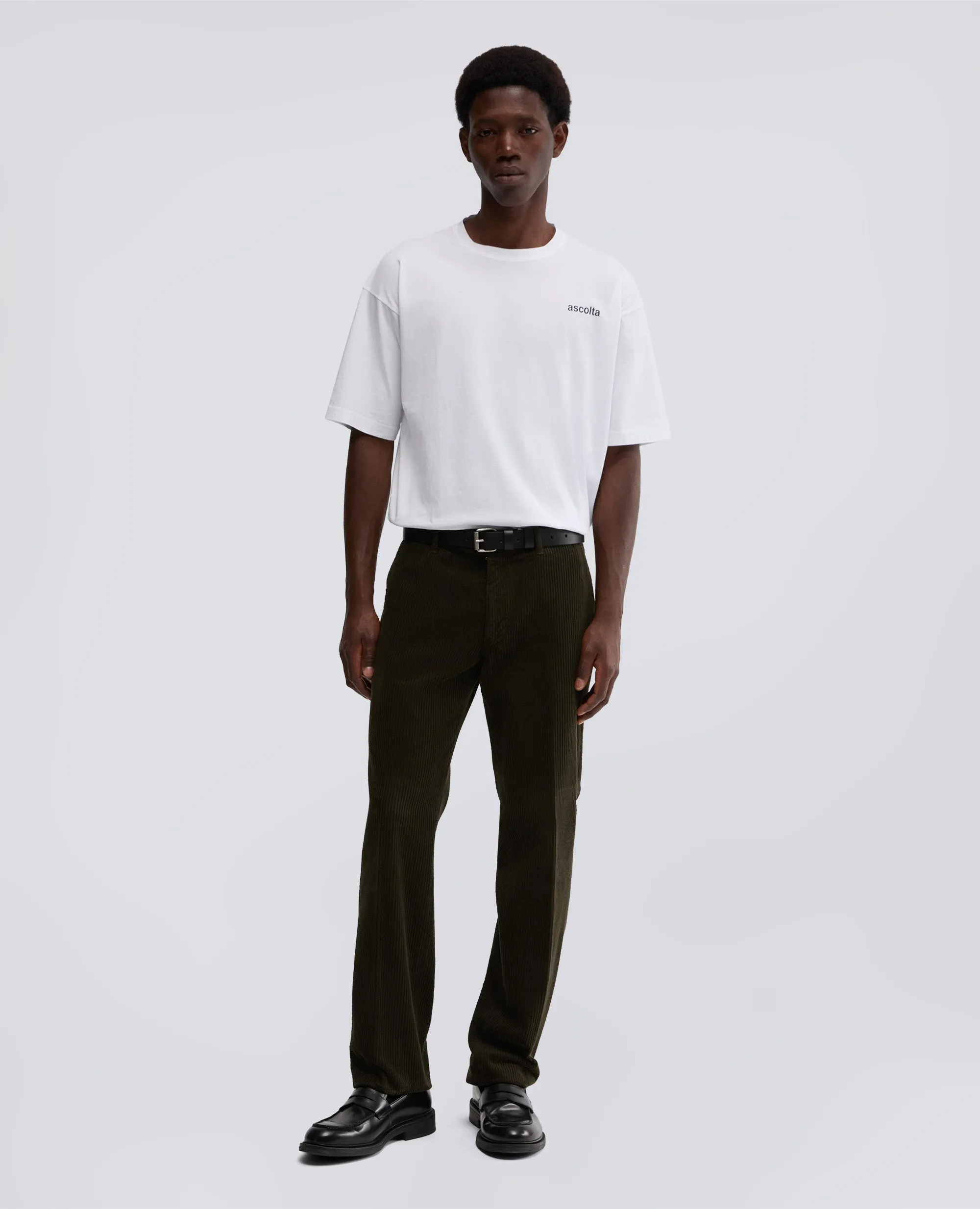 TSHIRT GIROCOLLO IN COTONE - BIANCO sold by Aspesi product image thumbnail 2
