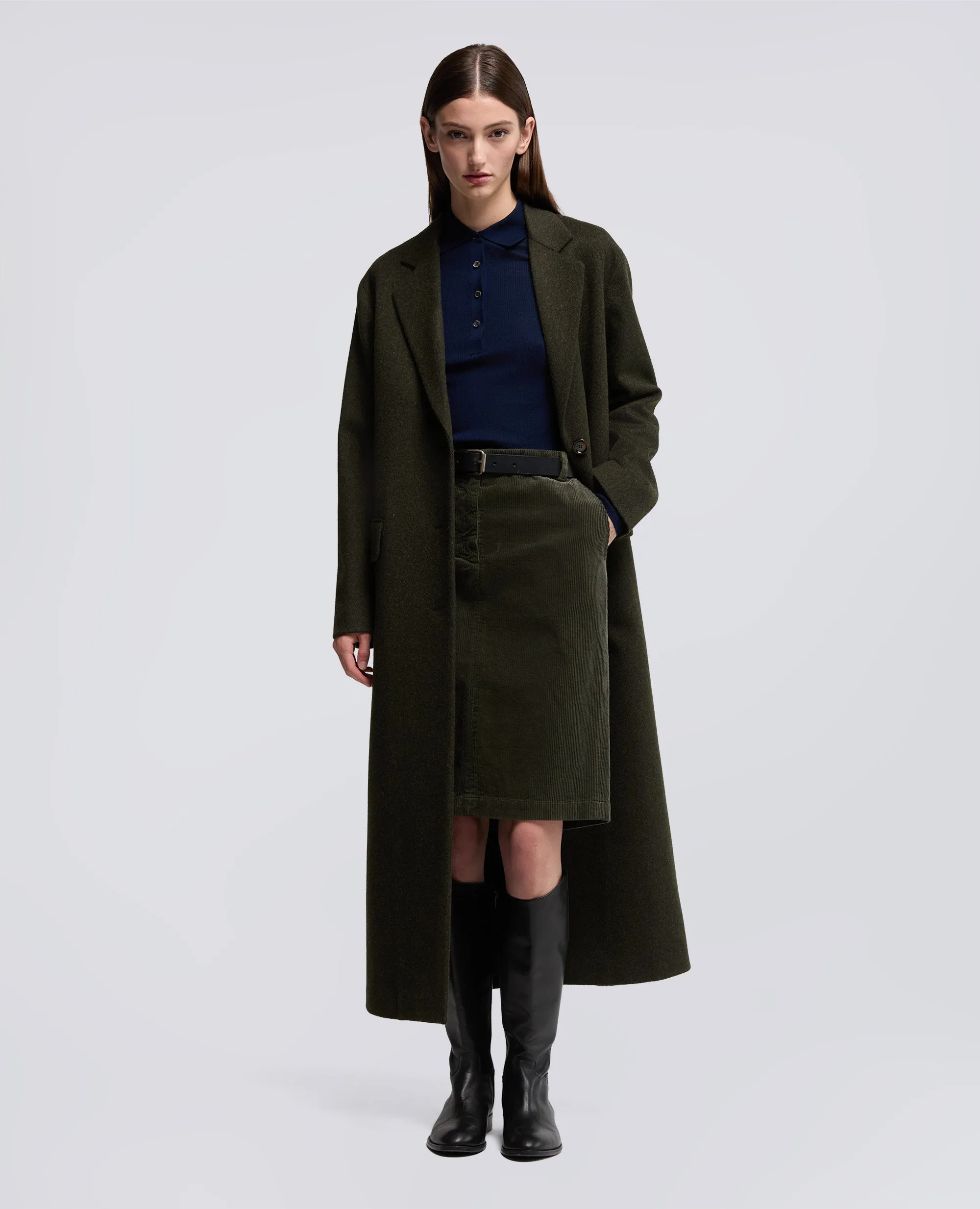 POLO IN LANA MERINO - BLU BLACK sold by Aspesi product image thumbnail 2