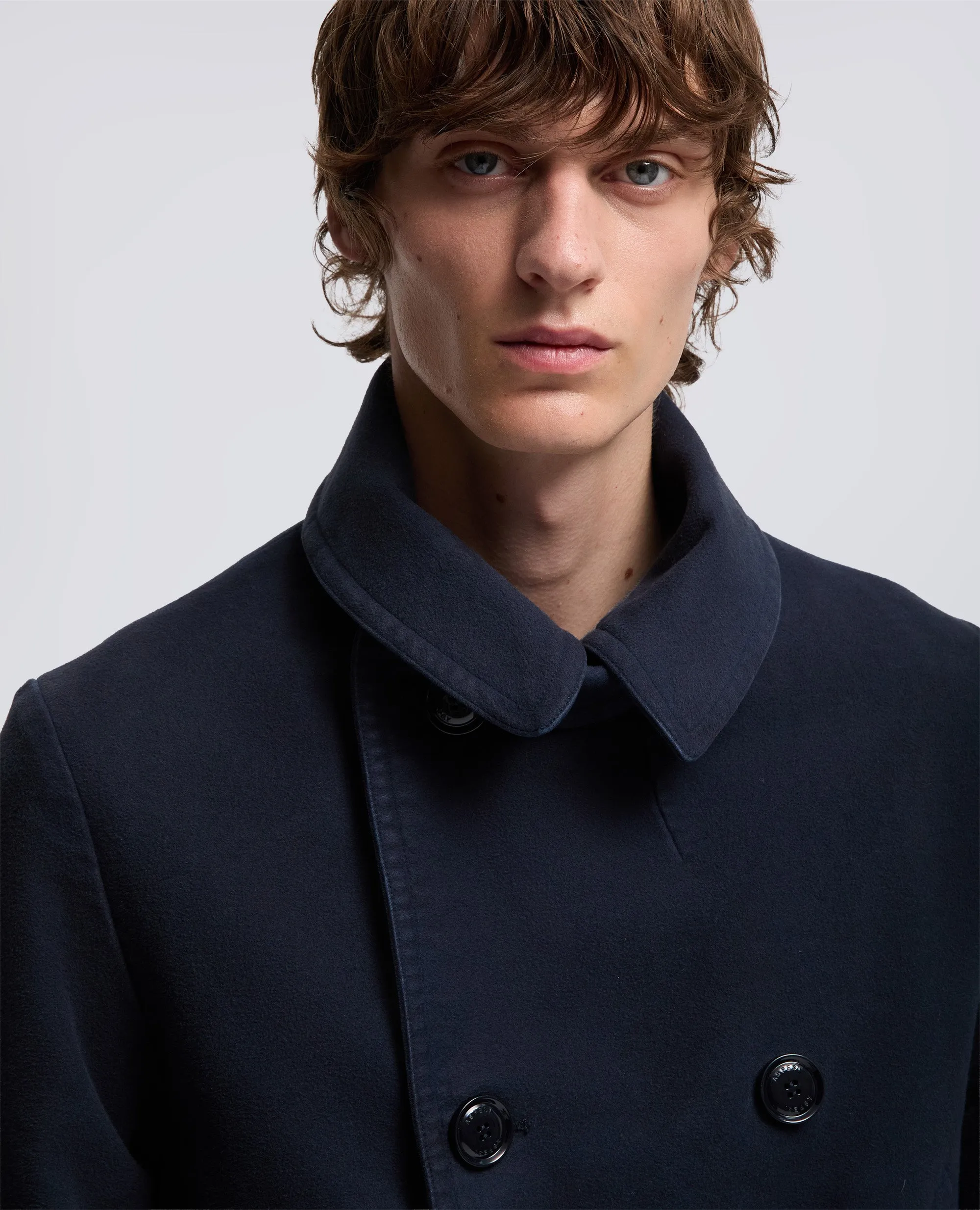 CAPPOTTO DUVALL IN FUSTAGNO DI COTONE - NAVY sold by Aspesi product image thumbnail 4