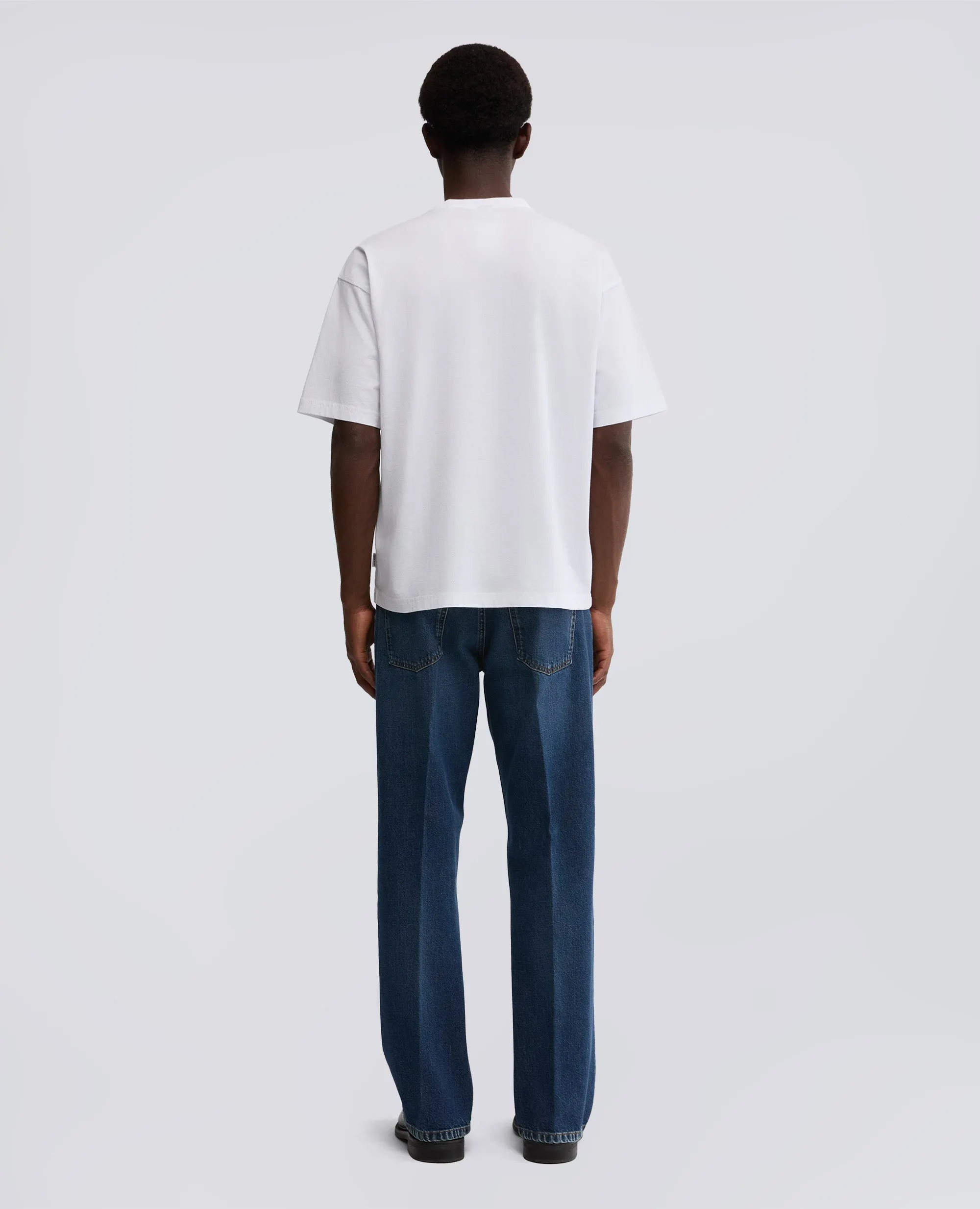 TSHIRT GIROCOLLO CON STAMPA - BIANCO sold by Aspesi product image thumbnail 3