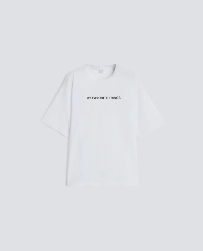 TSHIRT GIROCOLLO CON STAMPA - BIANCO made by Aspesi