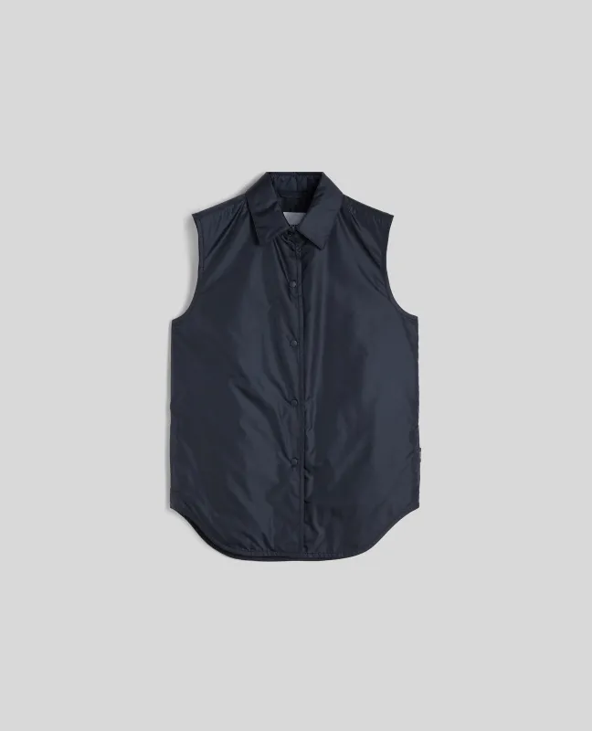 GILET DOT IN NYLON - NAVY made by Aspesi