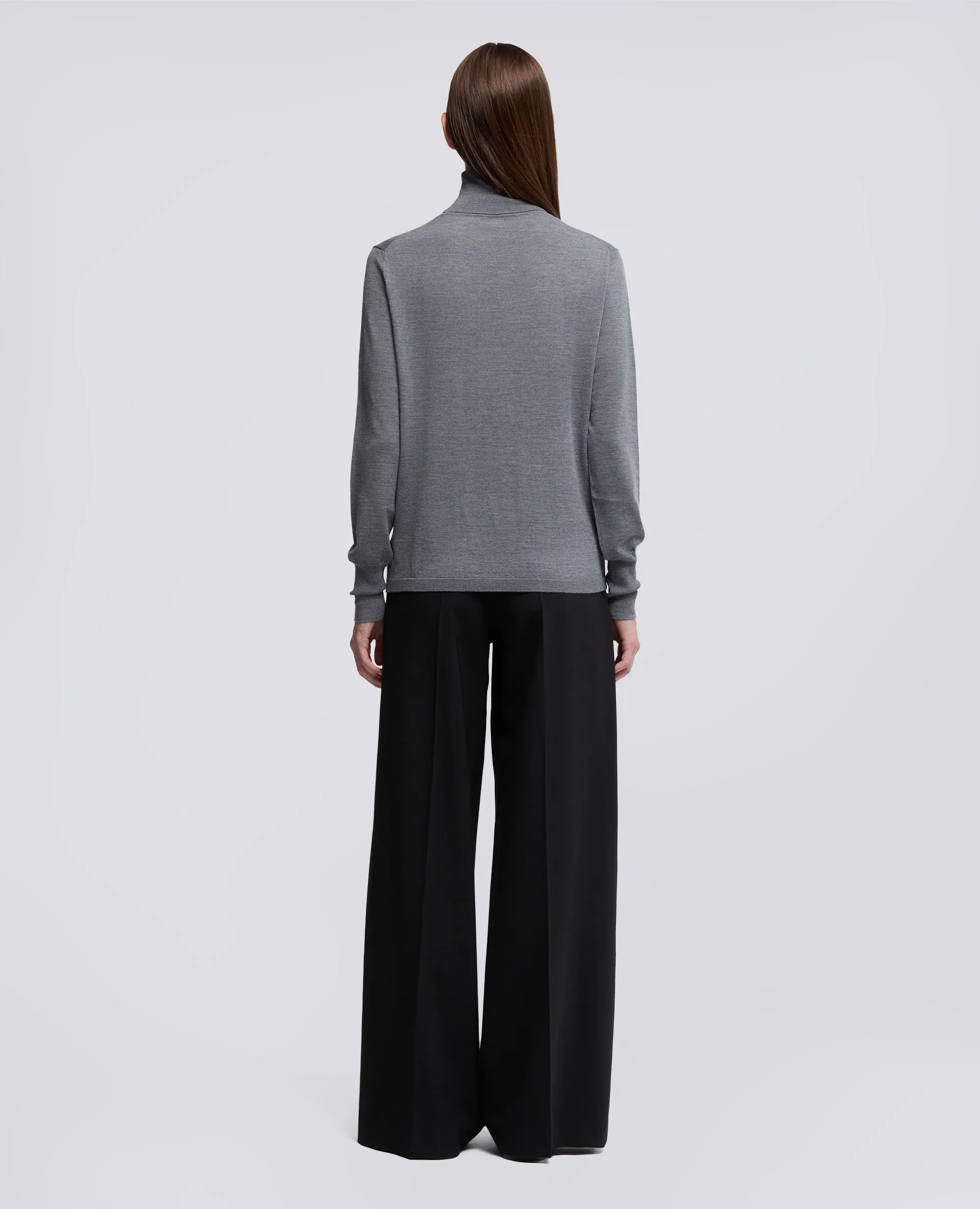 MAGLIA DOLCEVITA IN LANA MERINO - GRIGIO sold by Aspesi product image thumbnail 3