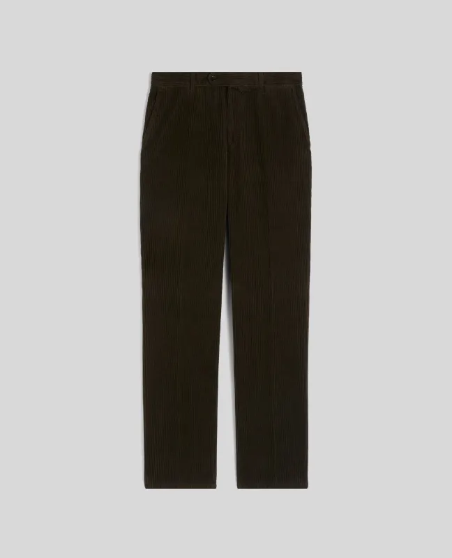 PANTALONE NEW HERMAN IN VELLUTO - MILITARE sold by Aspesi