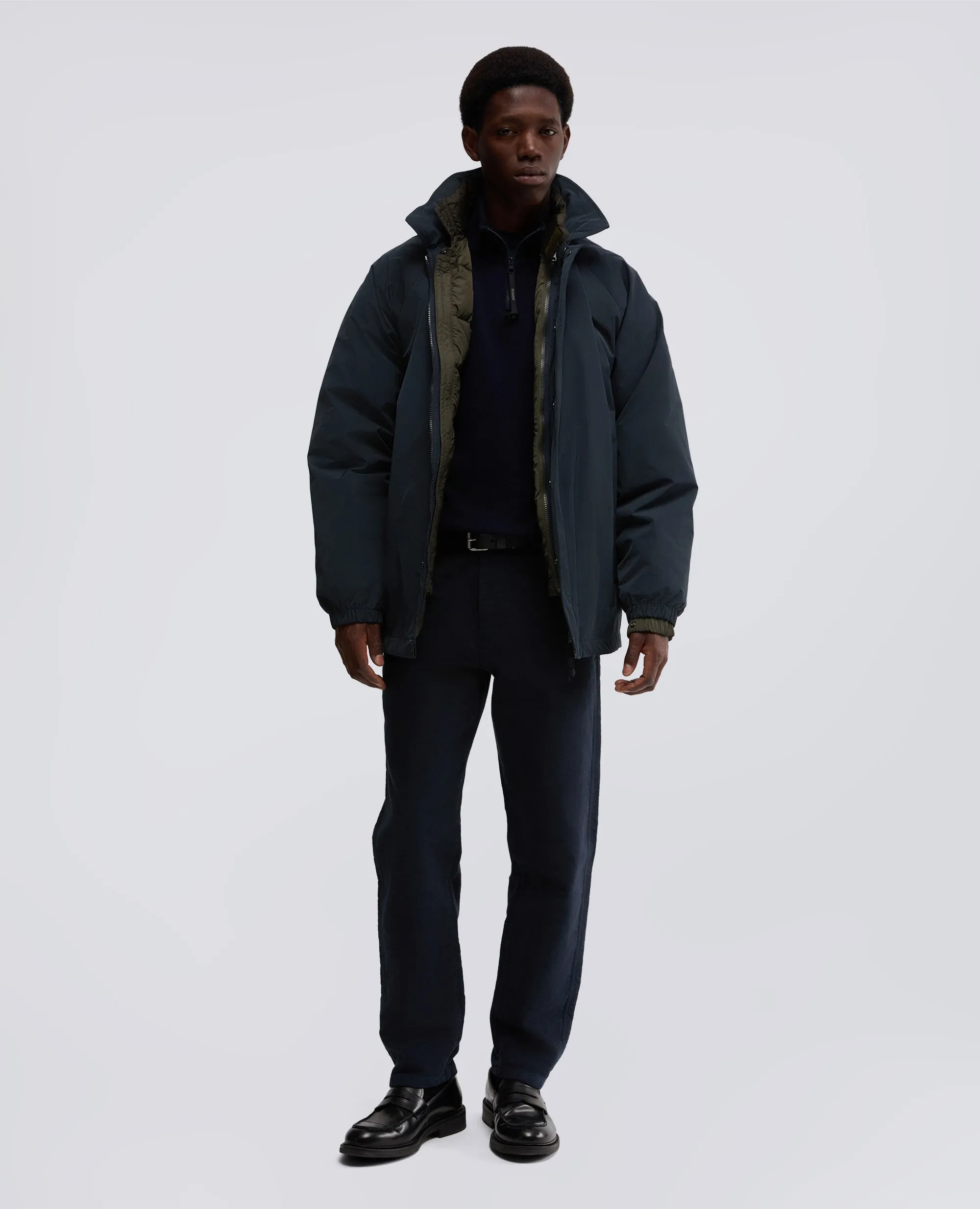 GIUBBOTTO PORTO IN TAFFETA TECNICO - NAVY sold by Aspesi product image thumbnail 2