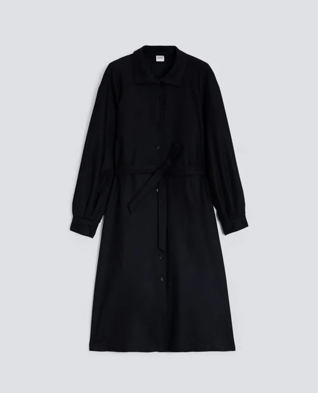 ABITO IN FLANELLA DI LANA CASHMERE - NAVY made by Aspesi