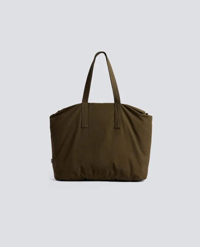 BORSA SHOPPER IN TESSUTO RIPSTOP - MILITARE made by Aspesi