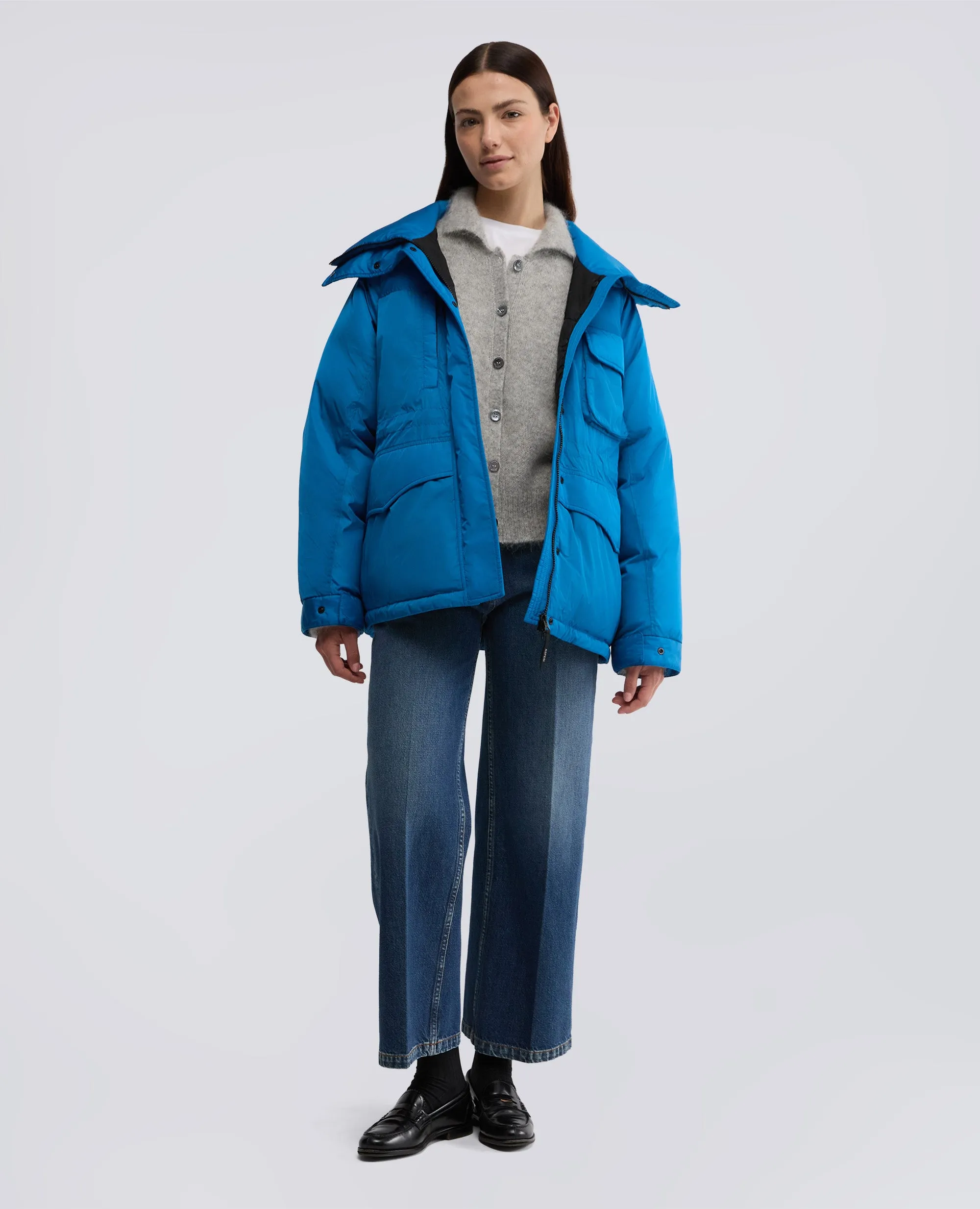 PANTALONE WIDE LEG IN DENIM - DENIM sold by Aspesi product image thumbnail 2