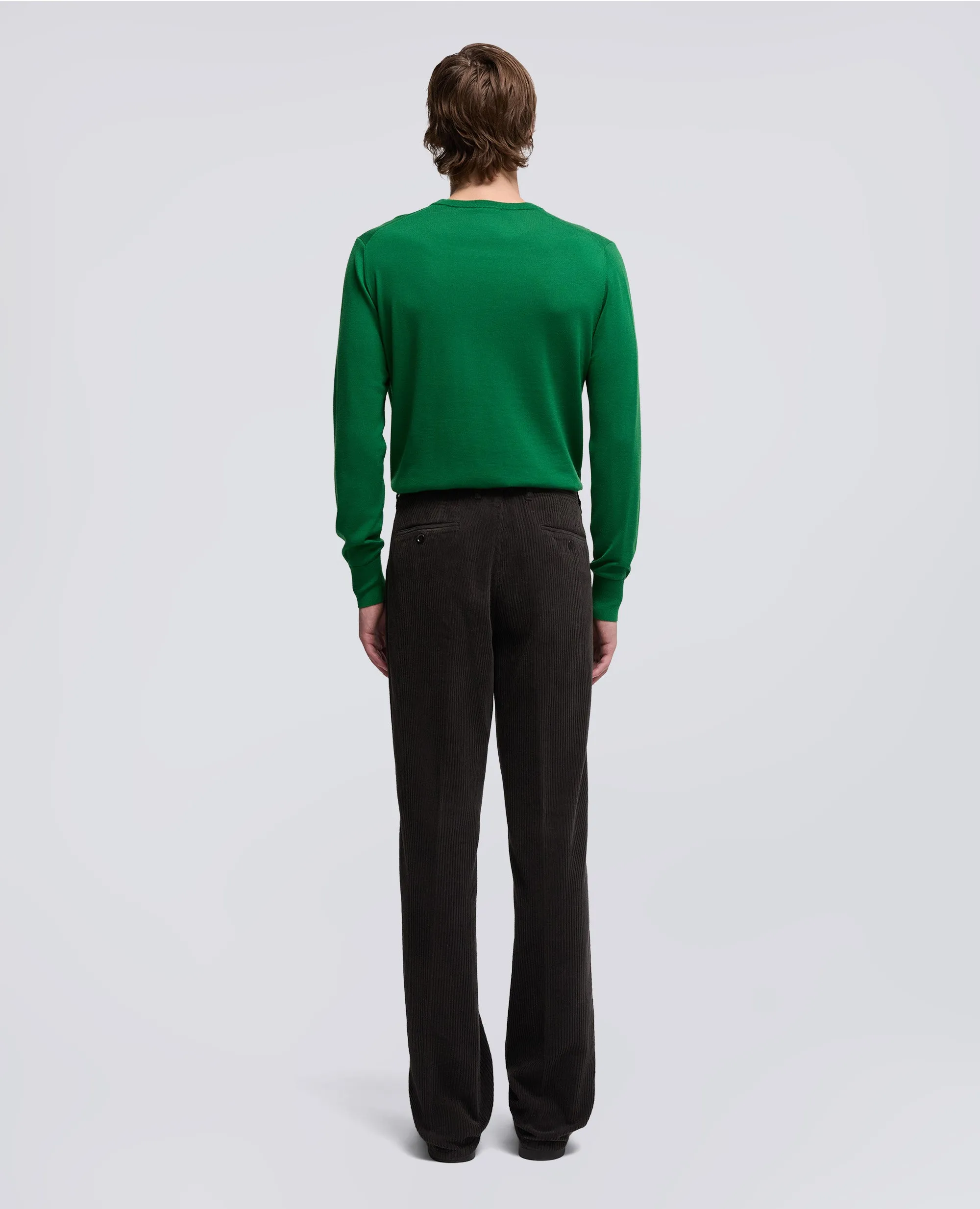 PANTALONE NEW HERMAN IN VELLUTO - MARRONE sold by Aspesi product image thumbnail 3