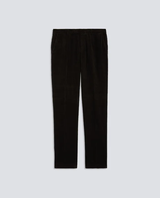 PANTALONE NEW HERMAN IN VELLUTO - MARRONE sold by Aspesi