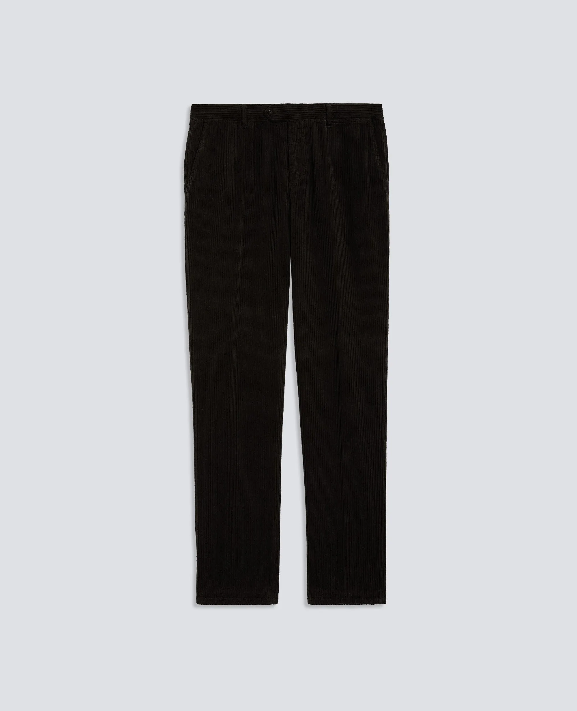 PANTALONE NEW HERMAN IN VELLUTO - MARRONE sold by Aspesi