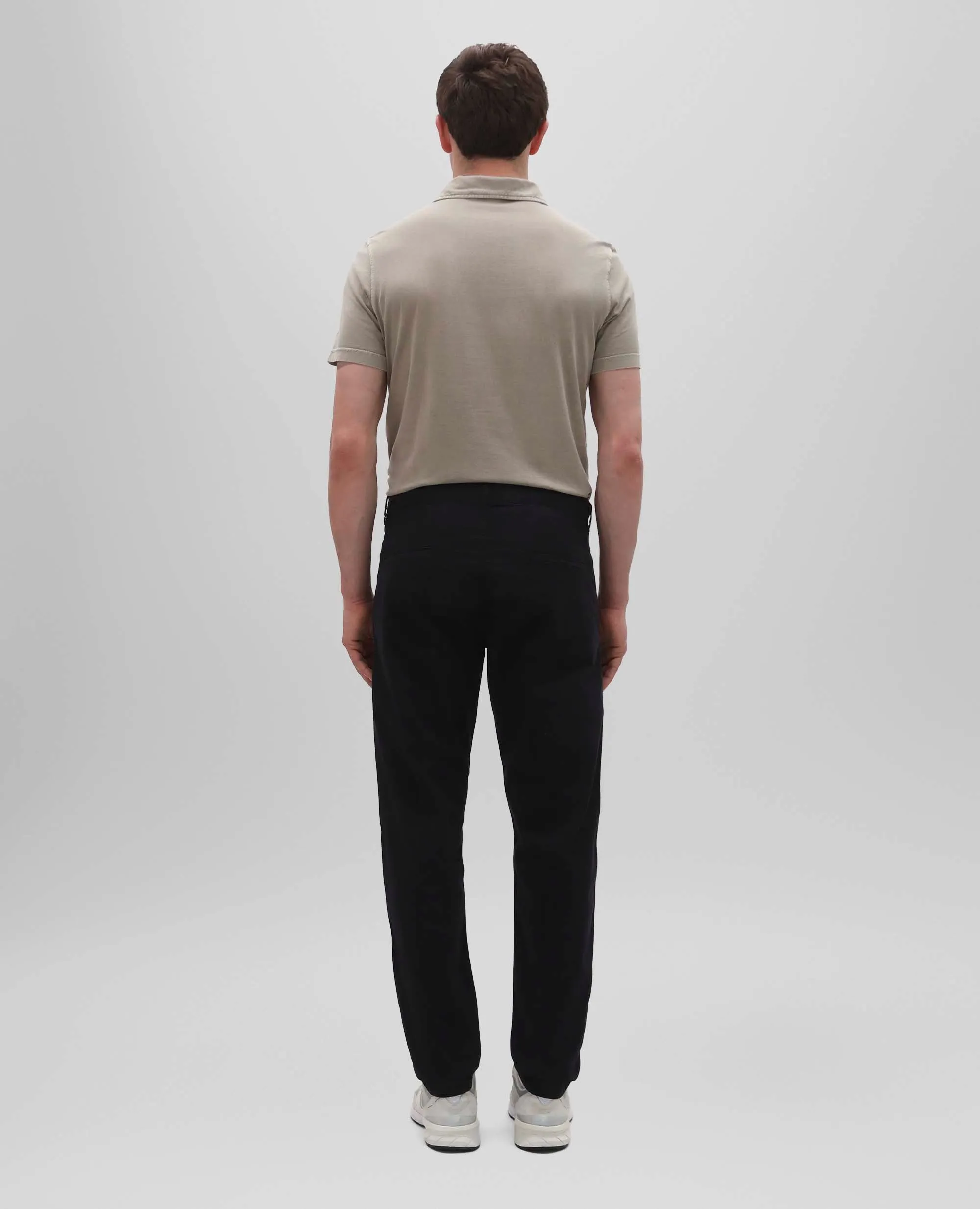 PANTALONI CHINO IN GABARDINE DI COTONE - NERO sold by Aspesi product image thumbnail 3