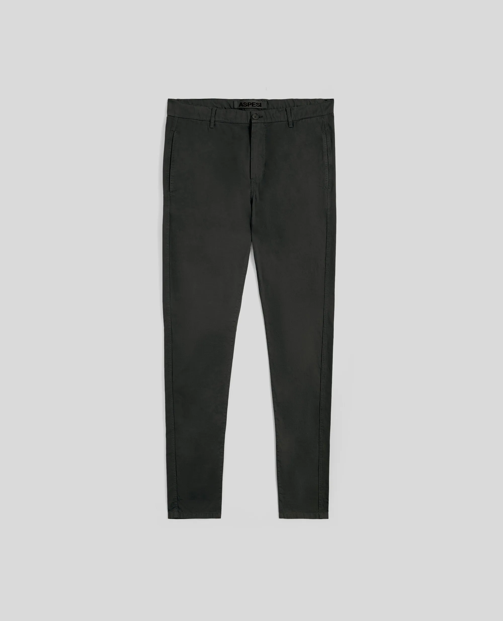 PANTALONI CHINO IN GABARDINE DI COTONE - MILITARE sold by Aspesi