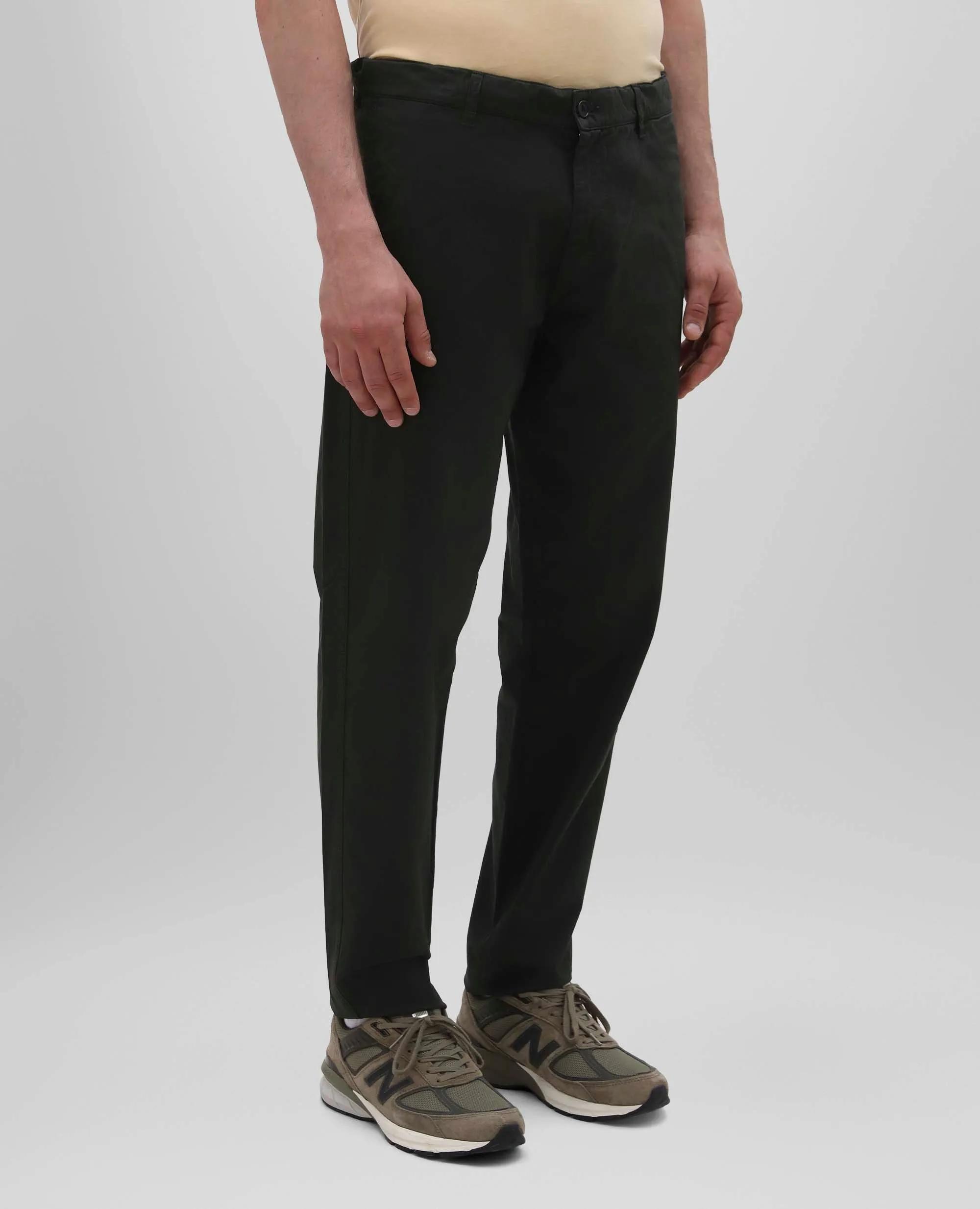 PANTALONI CHINO IN GABARDINE DI COTONE - MILITARE sold by Aspesi product image thumbnail 4