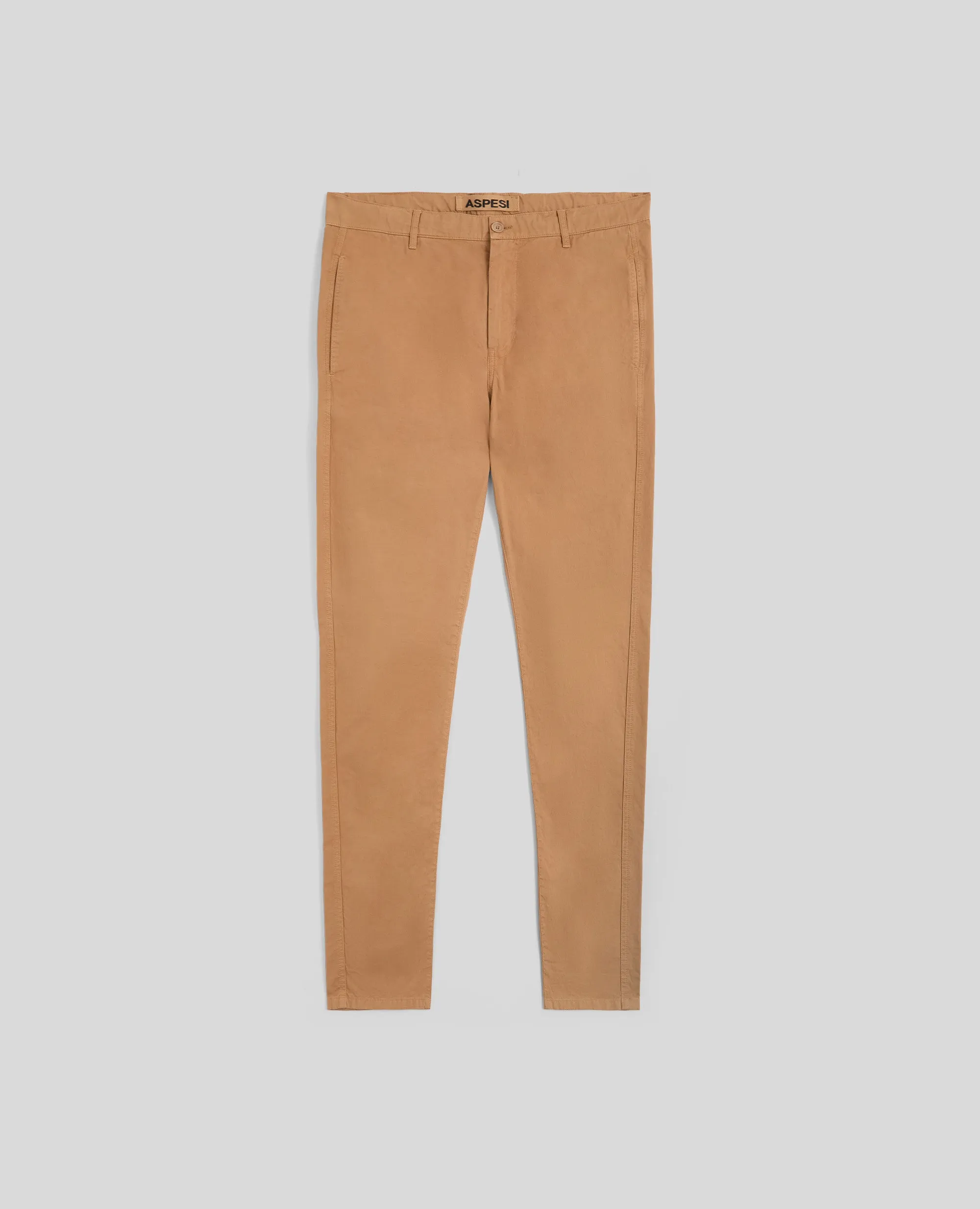 PANTALONI CHINO IN GABARDINE DI COTONE - BEIGE sold by Aspesi