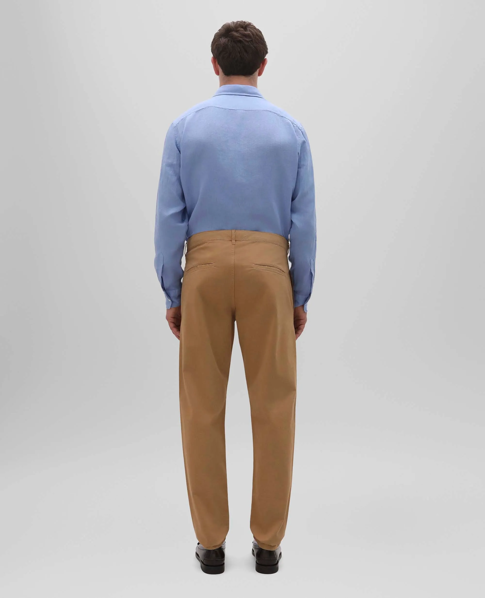 PANTALONI CHINO IN GABARDINE DI COTONE - BEIGE sold by Aspesi product image thumbnail 3