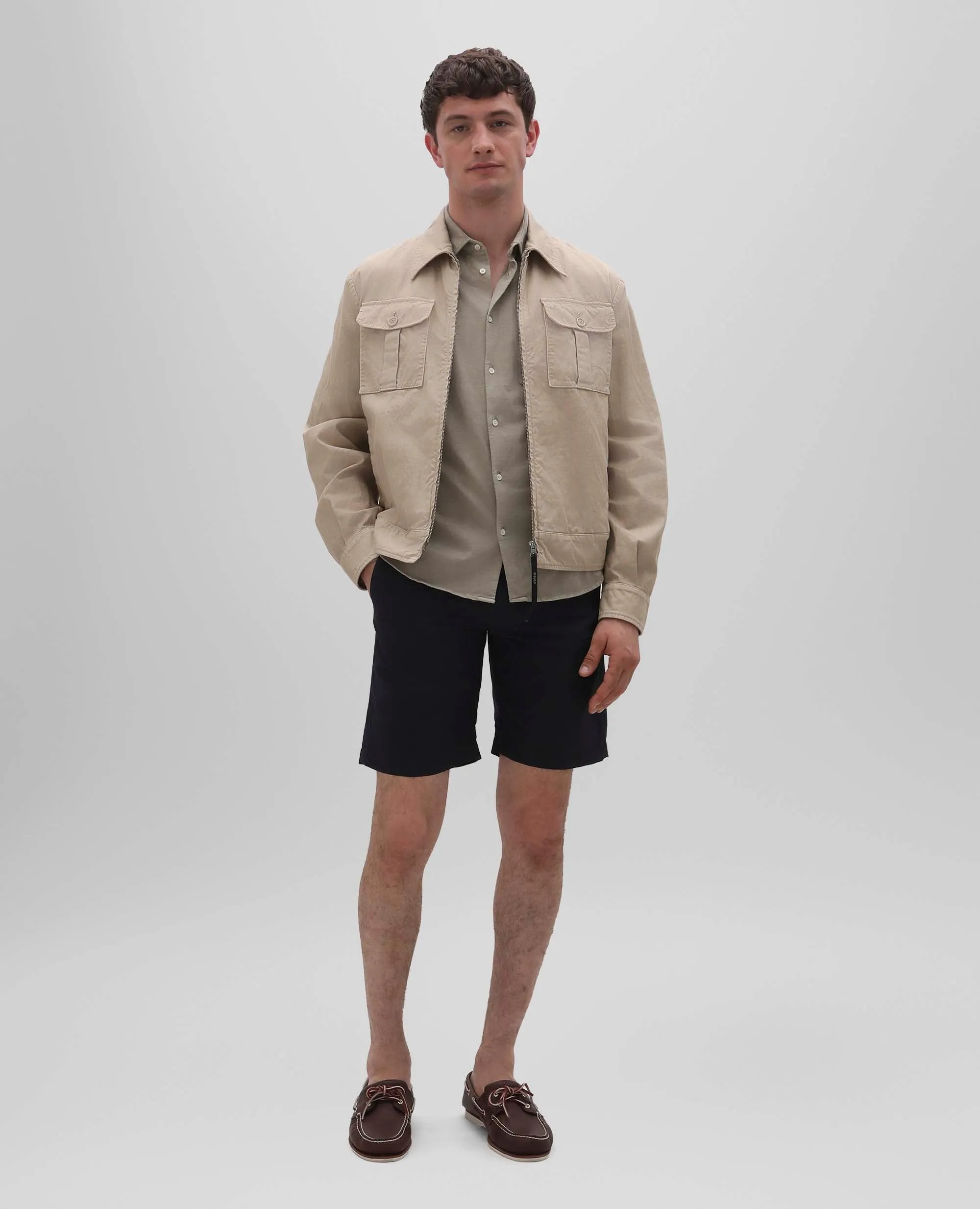 CAMICIA IN JERSEY DI COTONE - SABBIA sold by Aspesi product image thumbnail 2