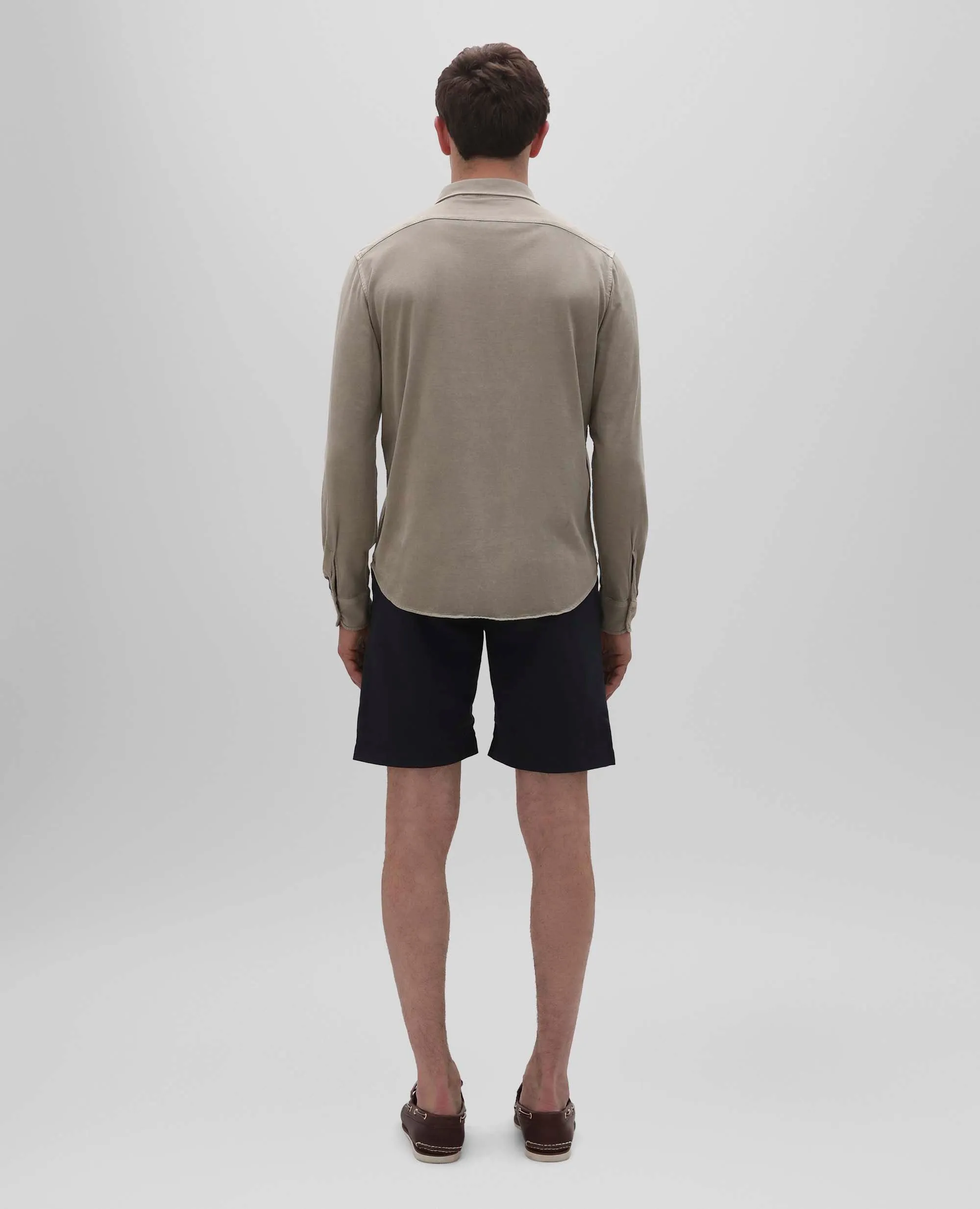 CAMICIA IN JERSEY DI COTONE - SABBIA sold by Aspesi product image thumbnail 3