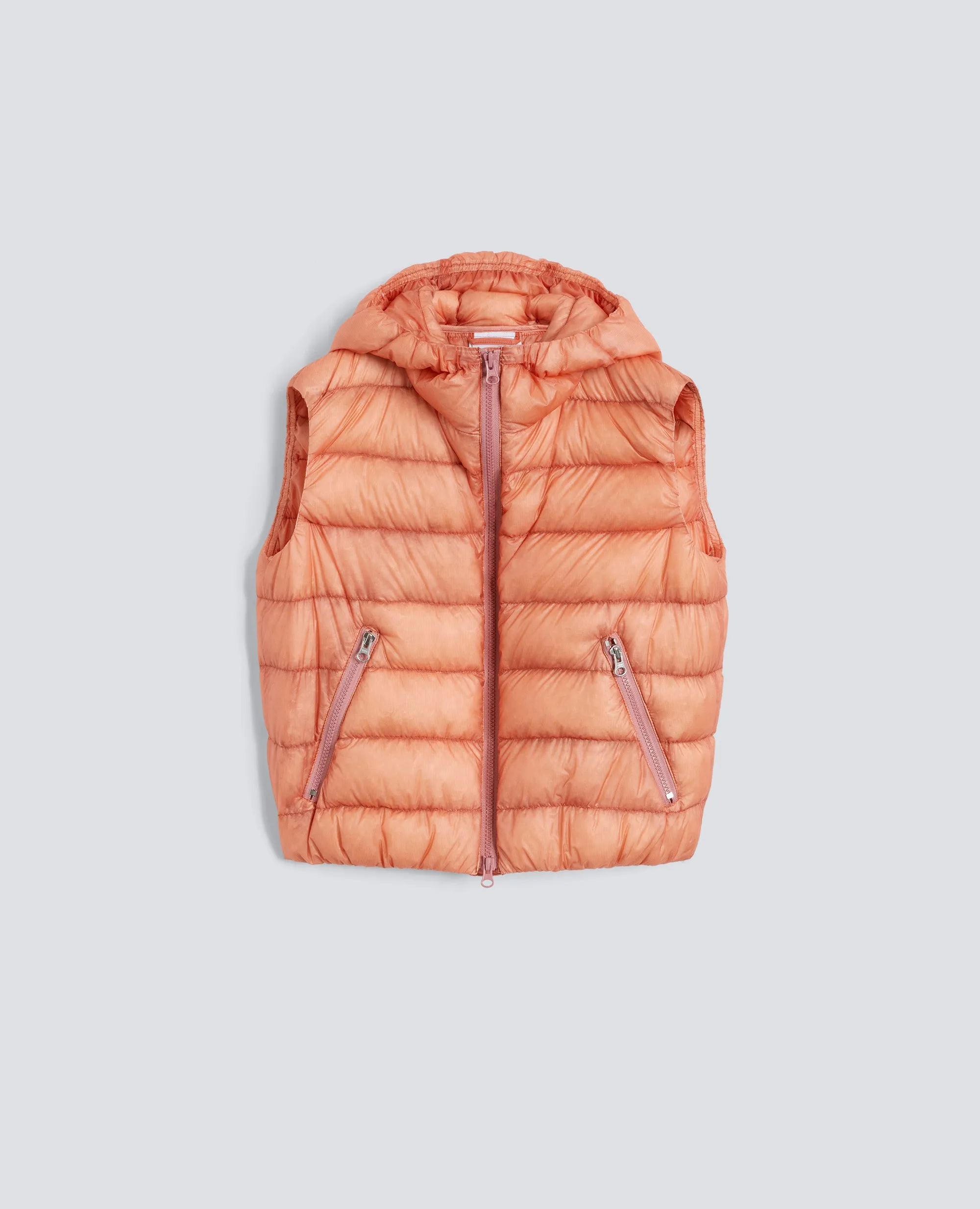 GILET IN NYLON RIPSTOP ULTRALIGHT - ROSA ANTICO sold by Aspesi